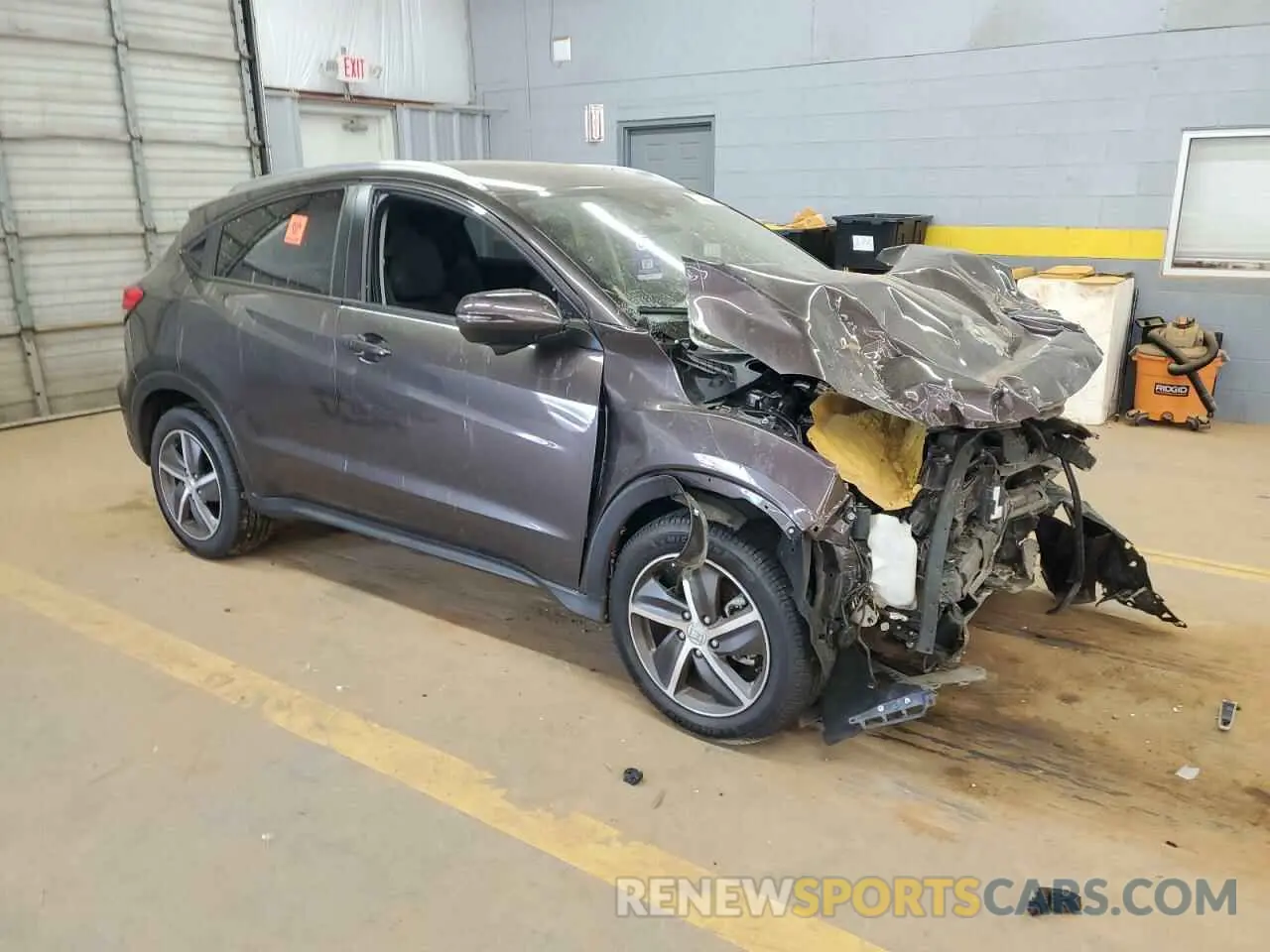 4 Photograph of a damaged car 3CZRU5H5XMM711825 HONDA HR-V 2021
