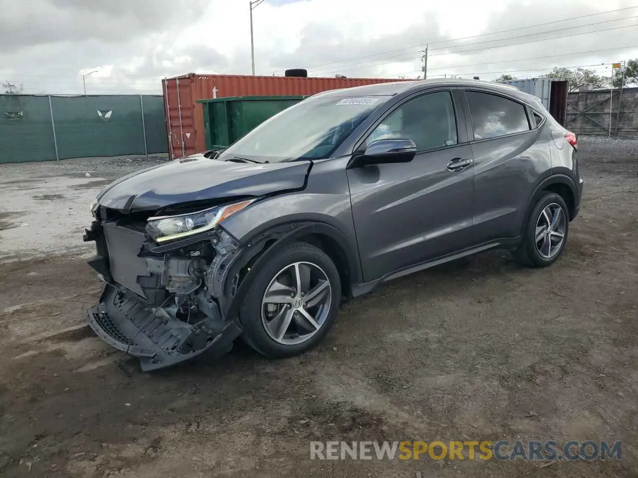1 Photograph of a damaged car 3CZRU5H5XMM726650 HONDA HR-V 2021