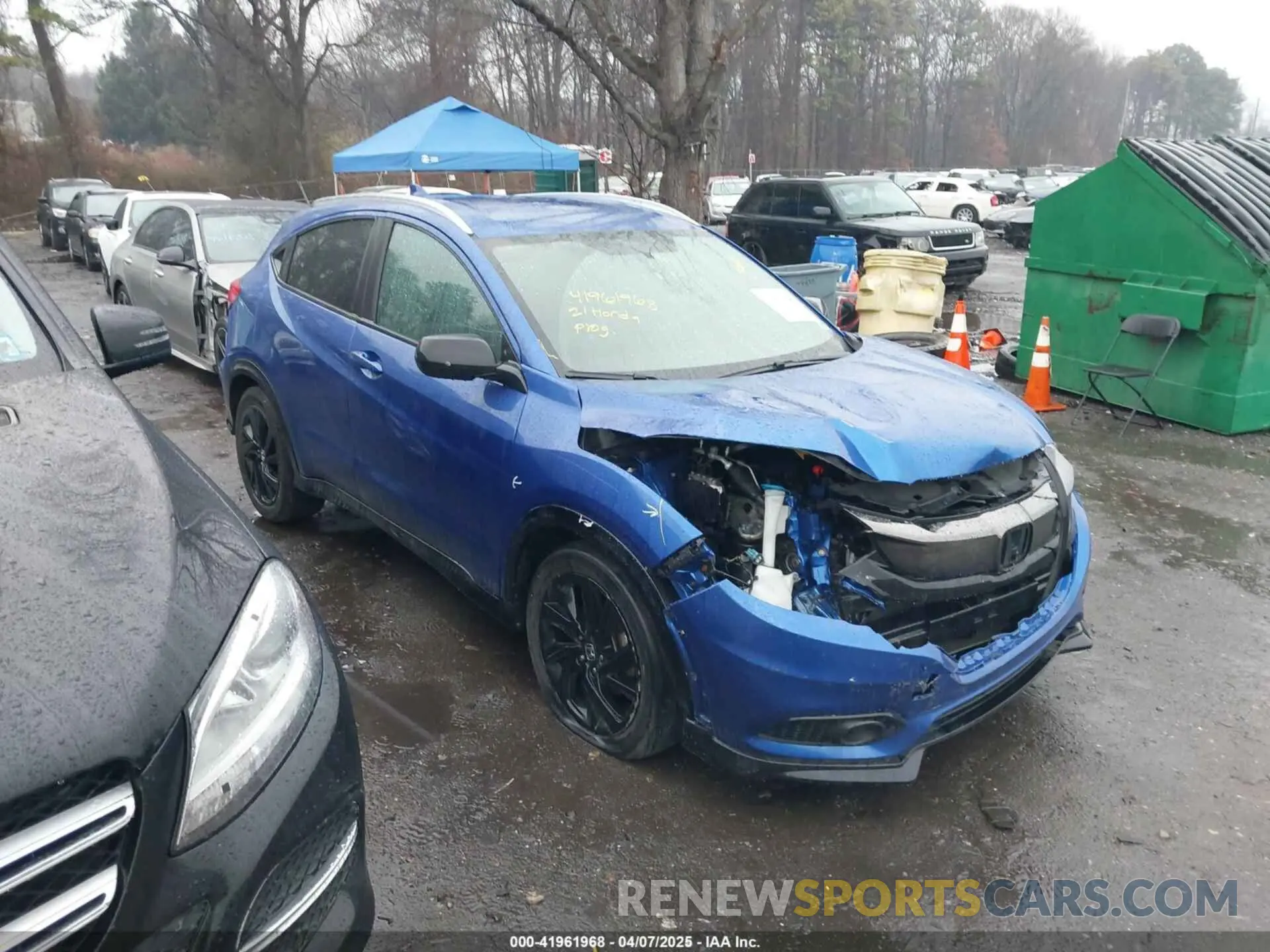 1 Photograph of a damaged car 3CZRU6H10MM732721 HONDA HR-V 2021