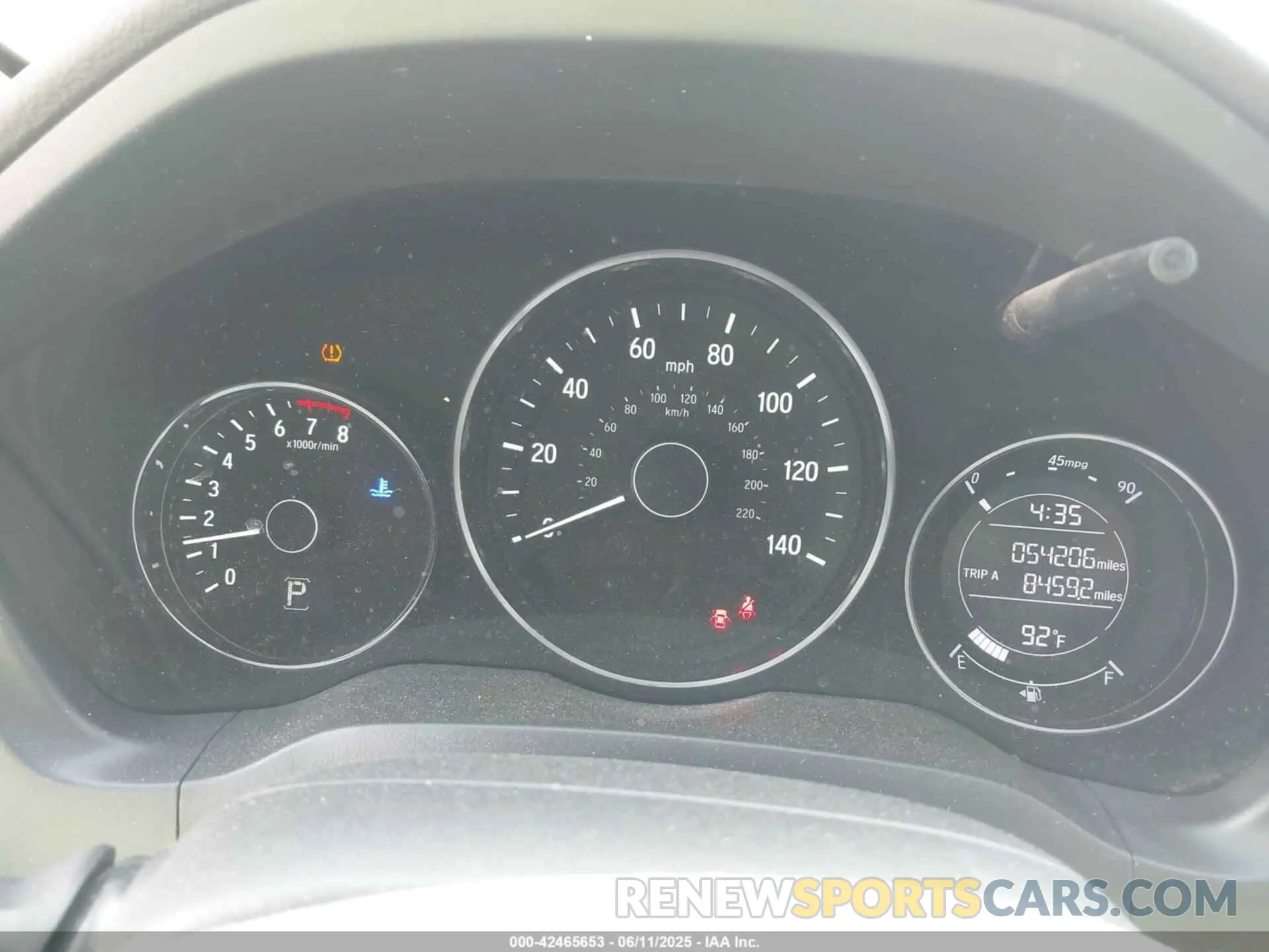 7 Photograph of a damaged car 3CZRU6H11MM727513 HONDA HR-V 2021