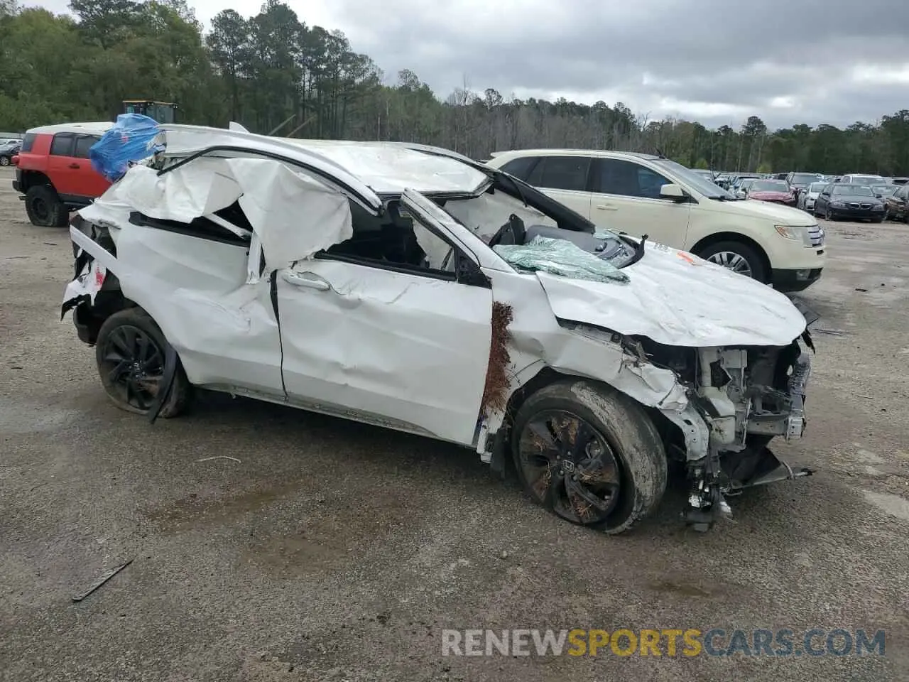 4 Photograph of a damaged car 3CZRU6H12MM754705 HONDA HR-V 2021