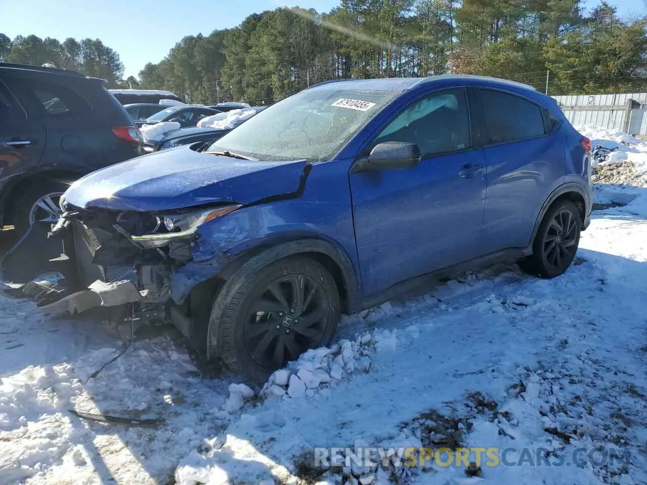 1 Photograph of a damaged car 3CZRU6H15MM709483 HONDA HR-V 2021