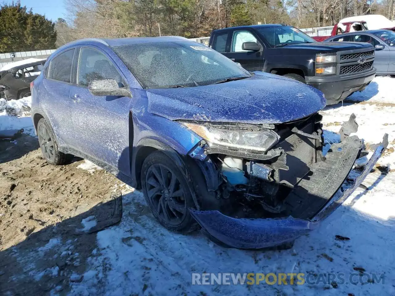4 Photograph of a damaged car 3CZRU6H15MM709483 HONDA HR-V 2021