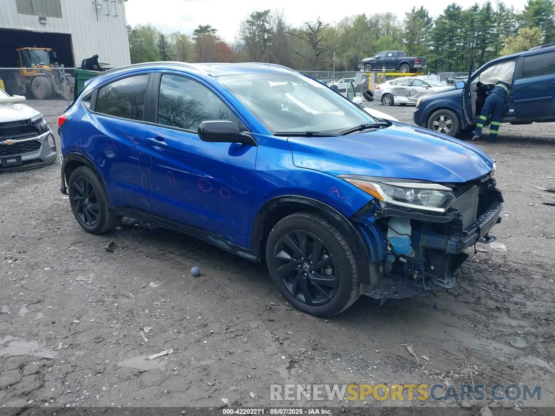 1 Photograph of a damaged car 3CZRU6H15MM749045 HONDA HR-V 2021