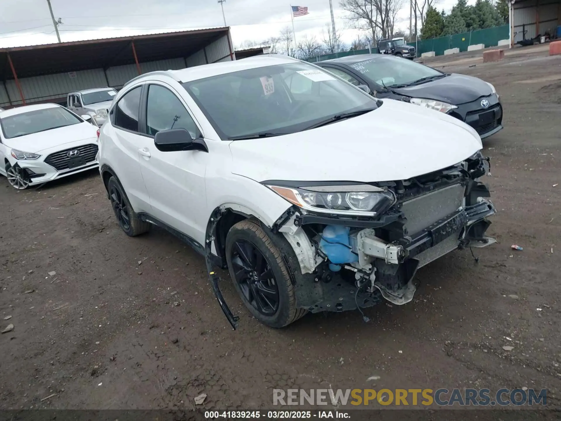 1 Photograph of a damaged car 3CZRU6H15MM752916 HONDA HR-V 2021