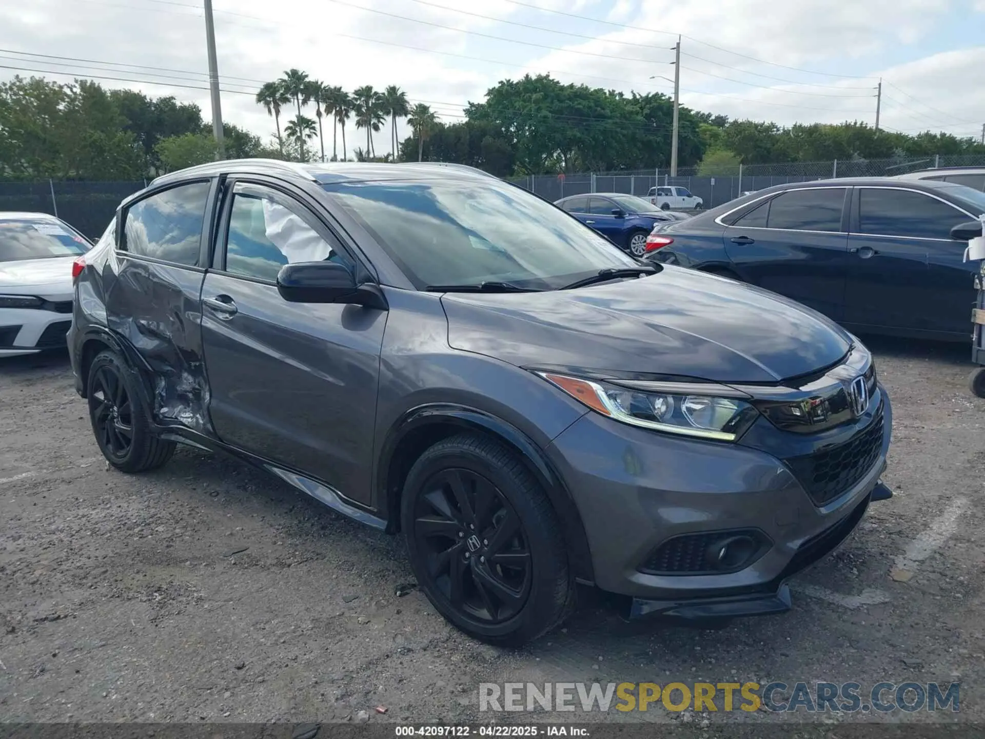 1 Photograph of a damaged car 3CZRU6H17MM730397 HONDA HR-V 2021