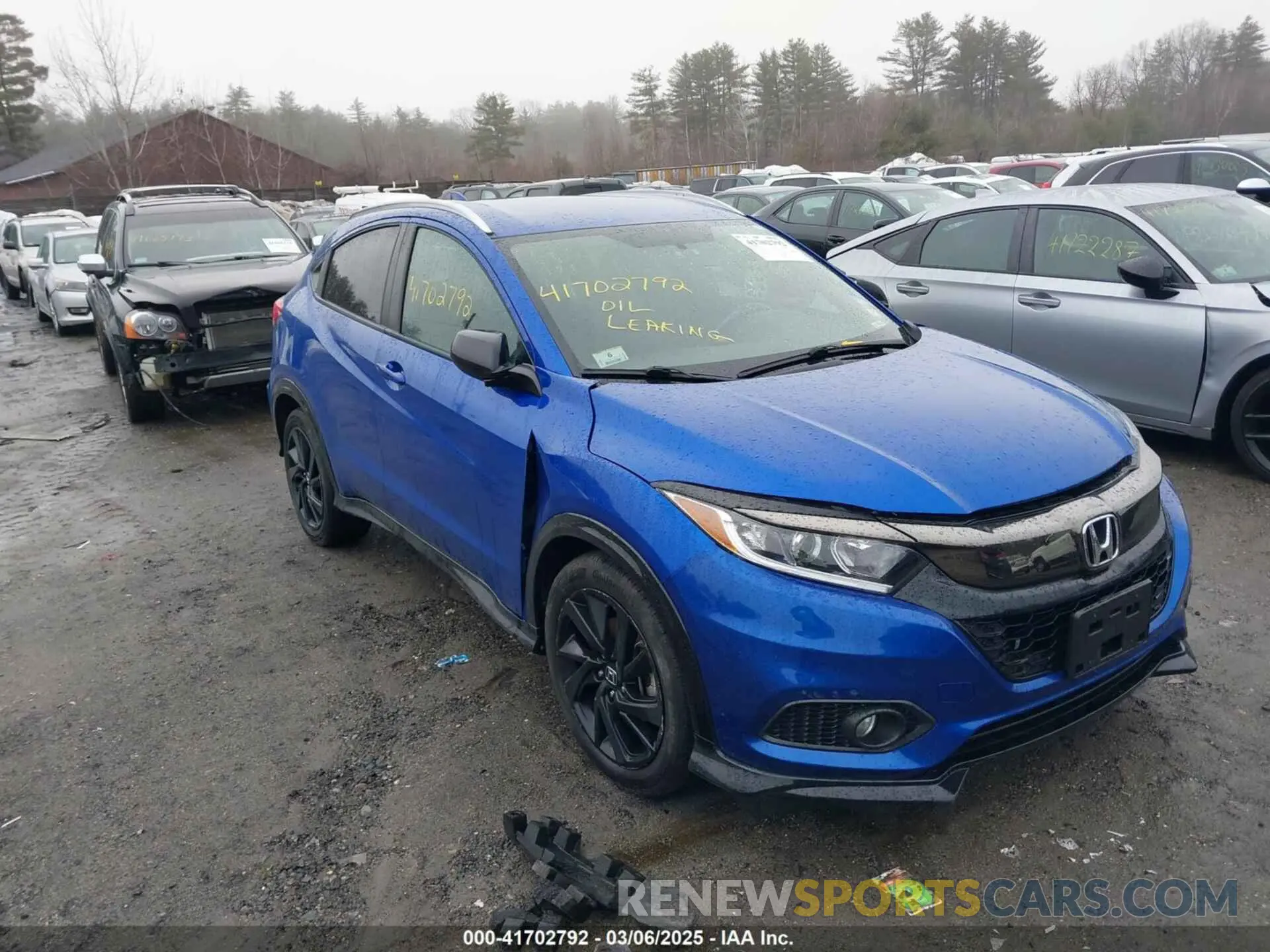 1 Photograph of a damaged car 3CZRU6H17MM743764 HONDA HR-V 2021