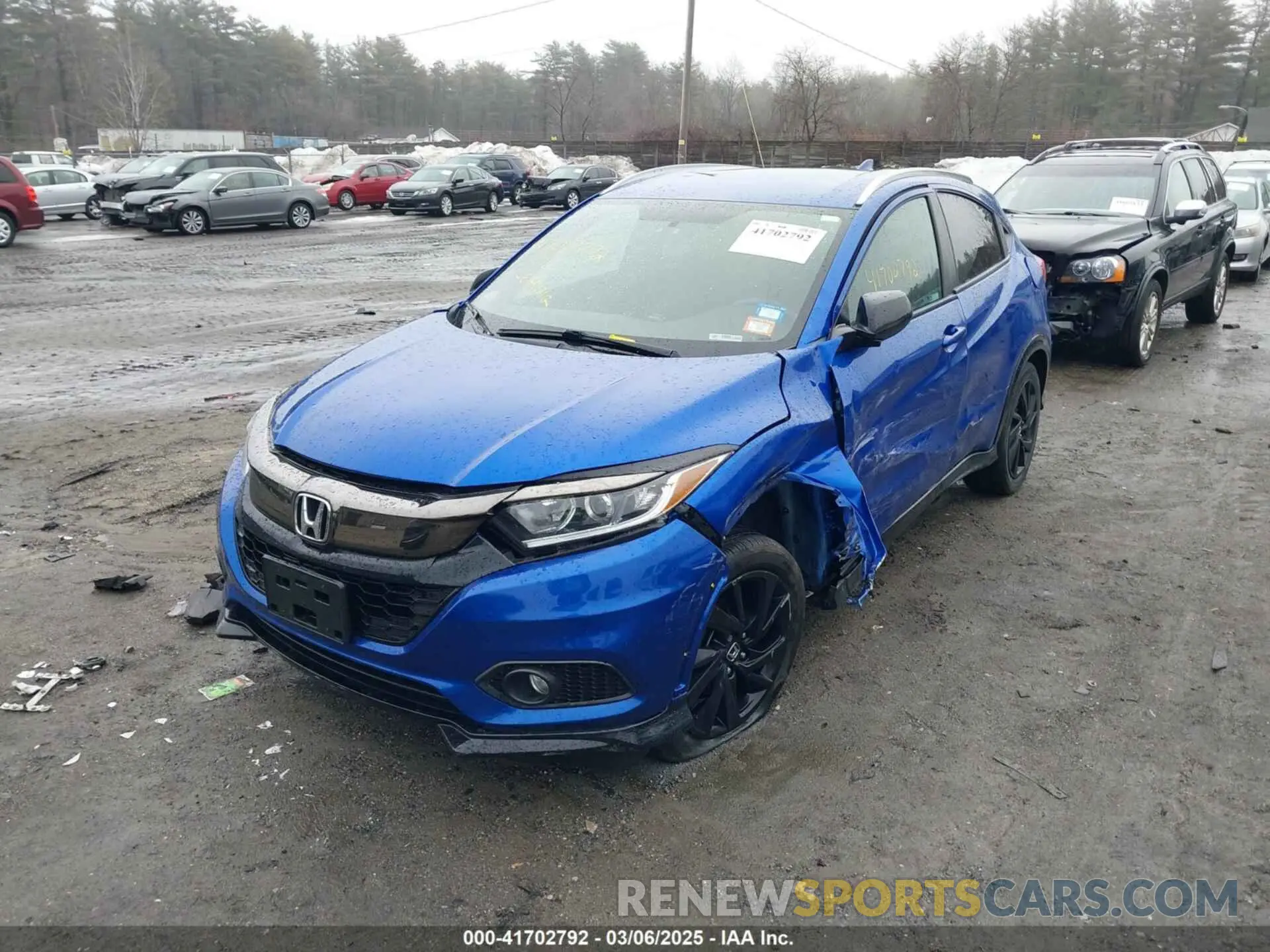 2 Photograph of a damaged car 3CZRU6H17MM743764 HONDA HR-V 2021