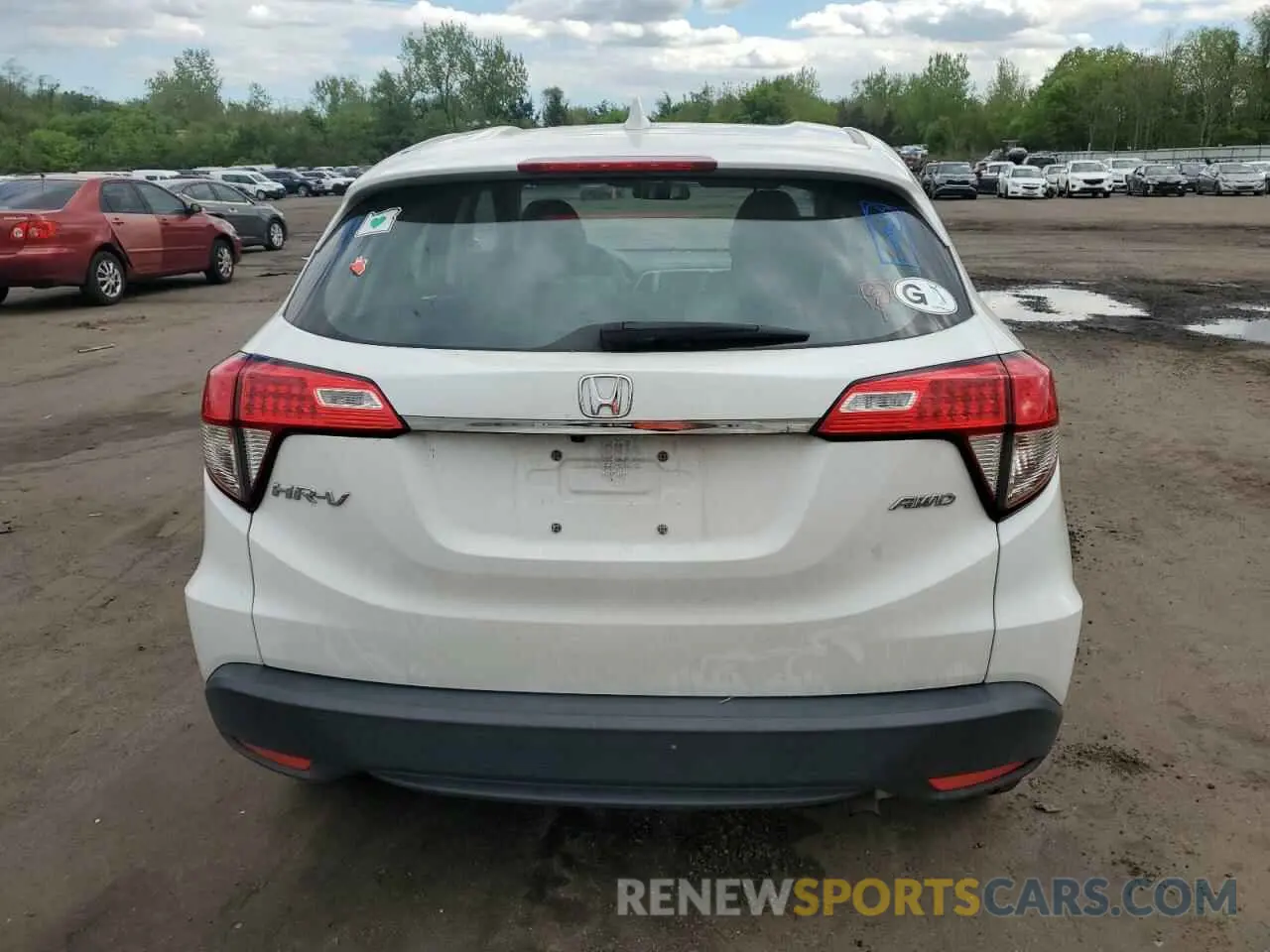 6 Photograph of a damaged car 3CZRU6H32MM709992 HONDA HR-V 2021