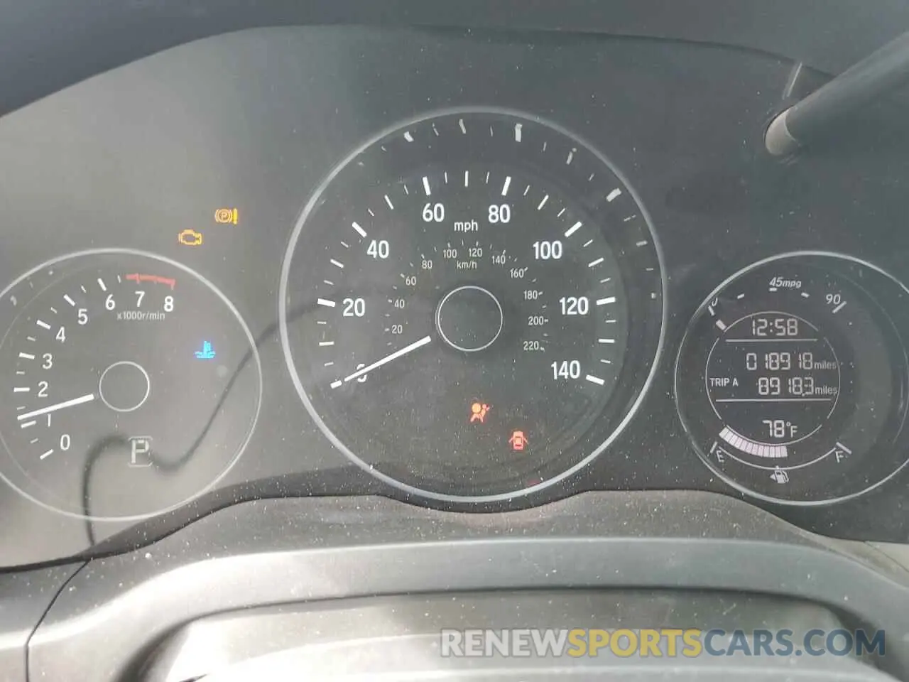 9 Photograph of a damaged car 3CZRU6H32MM742801 HONDA HR-V 2021
