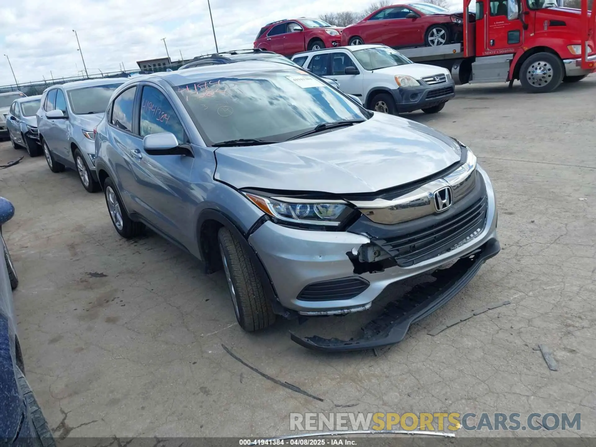 1 Photograph of a damaged car 3CZRU6H34MM738782 HONDA HR-V 2021