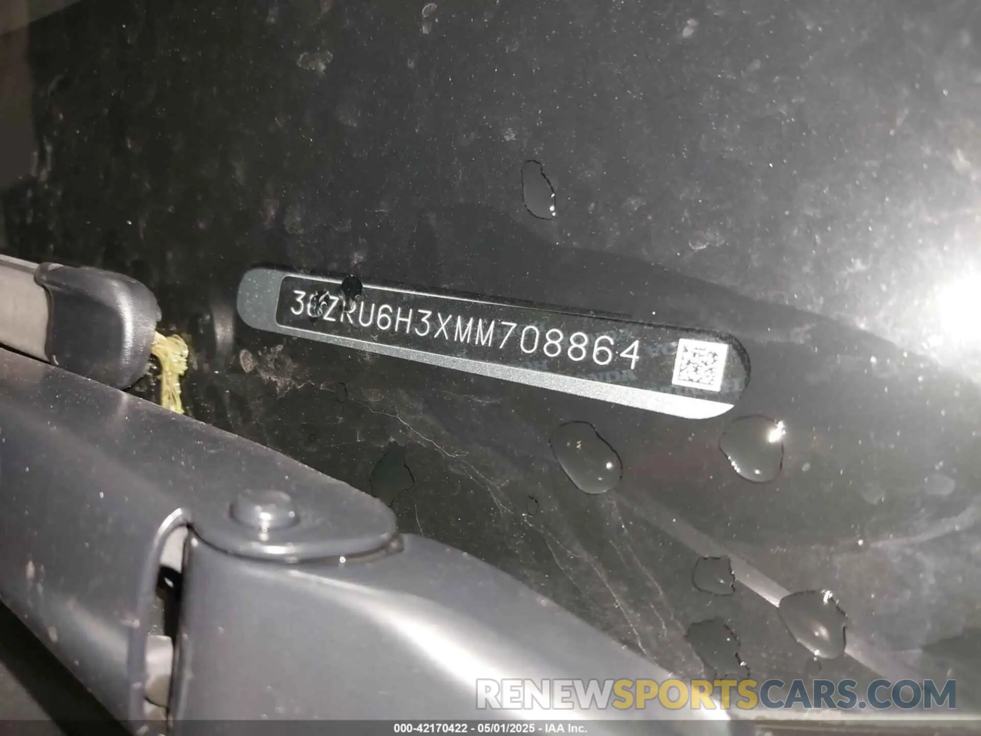 9 Photograph of a damaged car 3CZRU6H3XMM708864 HONDA HR-V 2021