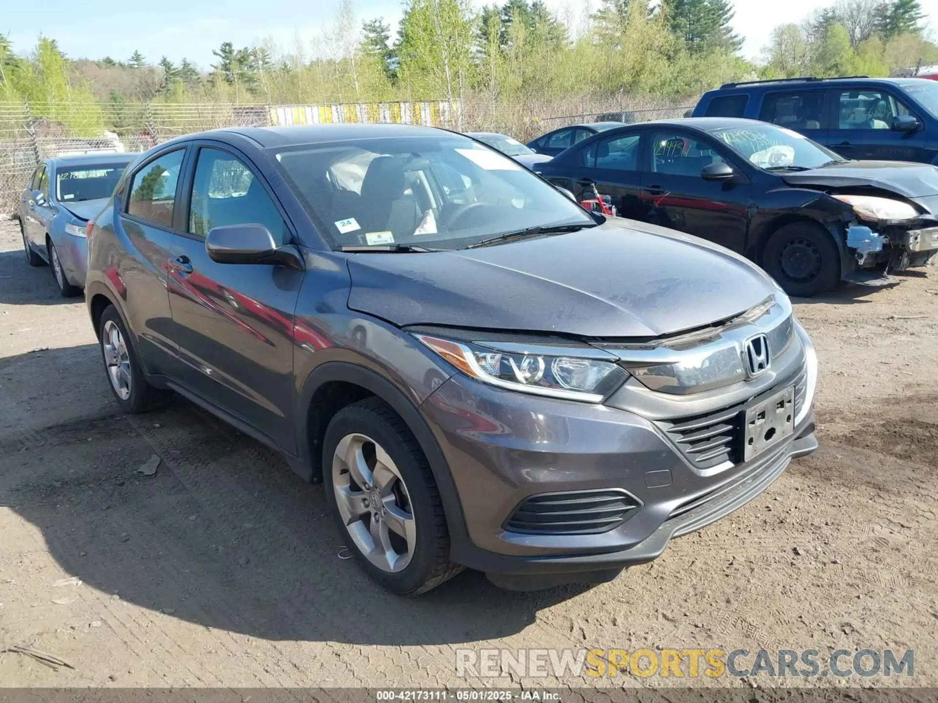 1 Photograph of a damaged car 3CZRU6H3XMM755358 HONDA HR-V 2021