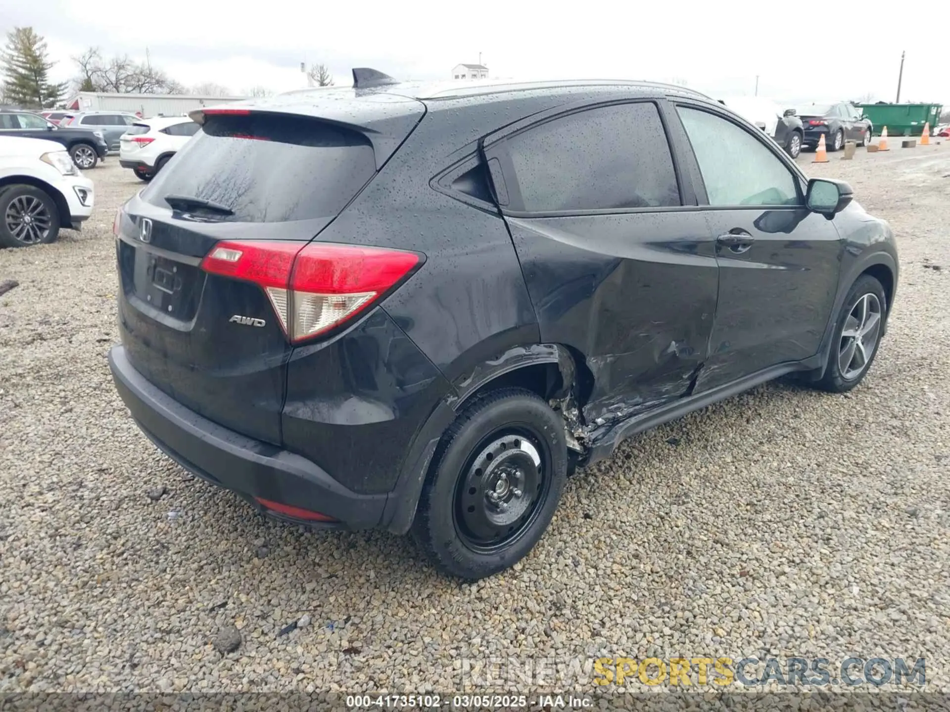 4 Photograph of a damaged car 3CZRU6H50MM717686 HONDA HR-V 2021