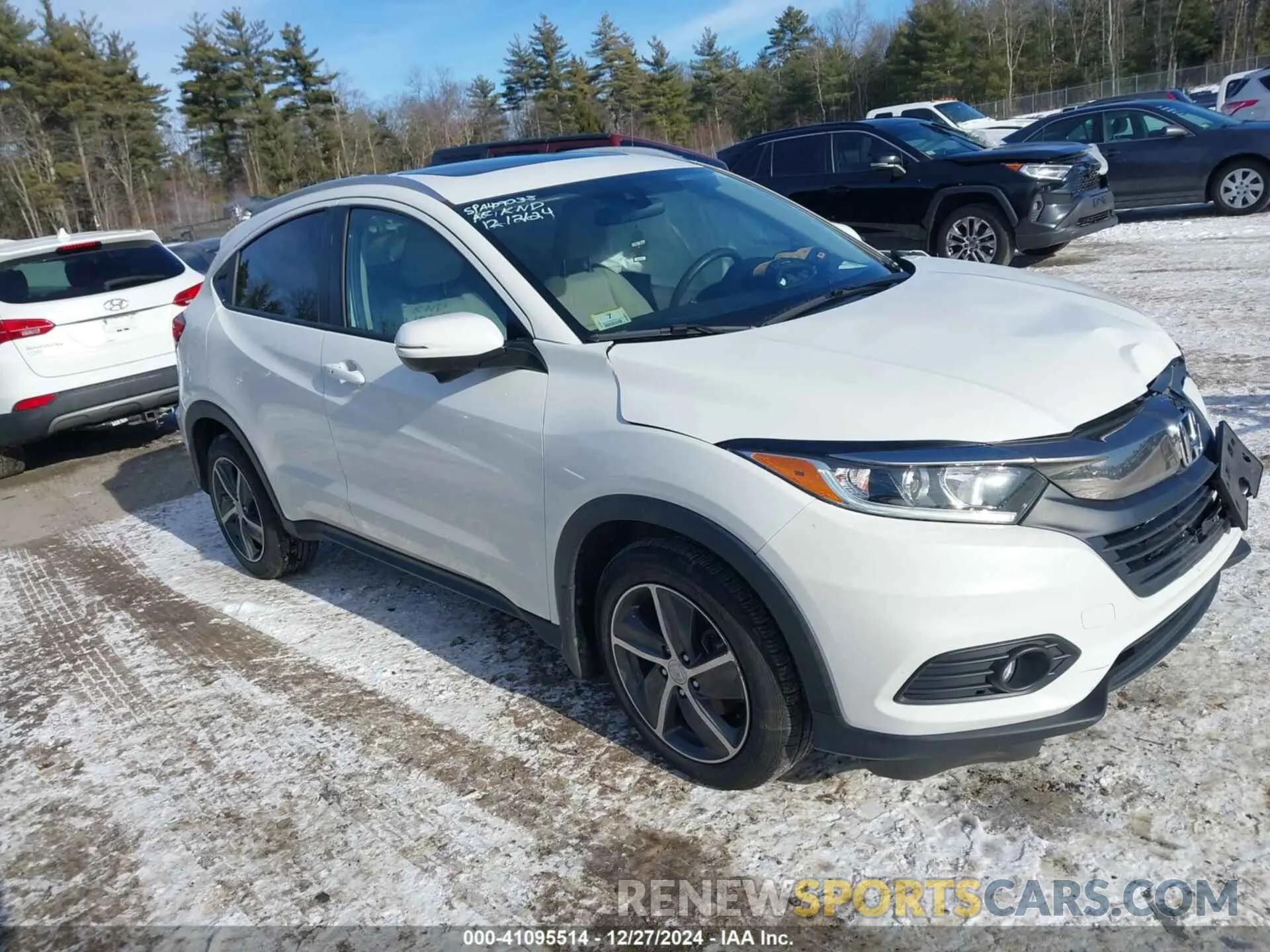 1 Photograph of a damaged car 3CZRU6H51MM720287 HONDA HR-V 2021