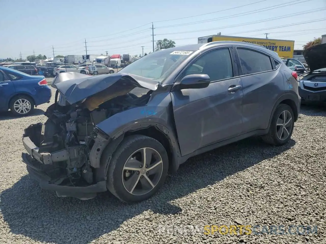 1 Photograph of a damaged car 3CZRU6H52MM713199 HONDA HR-V 2021