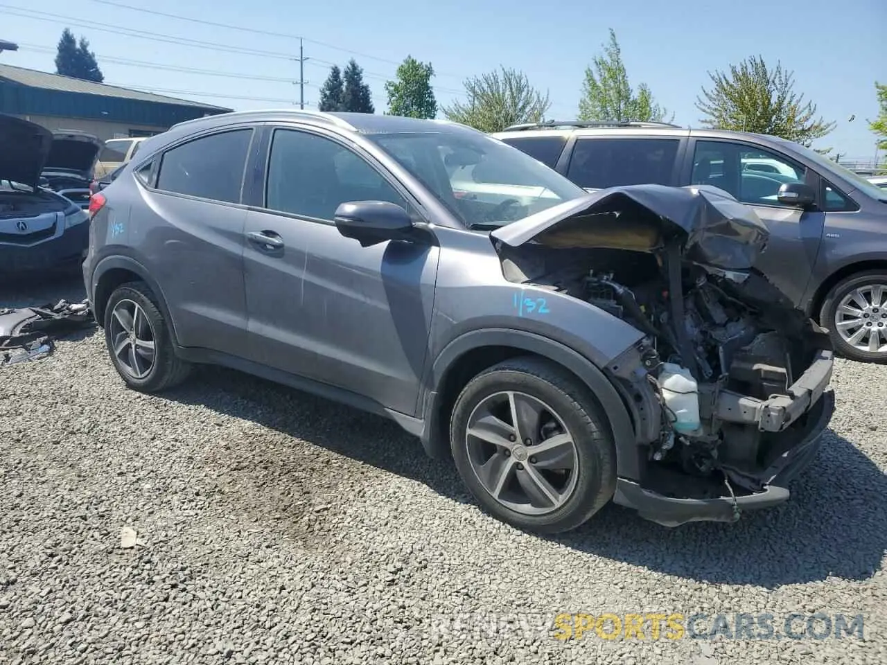 4 Photograph of a damaged car 3CZRU6H52MM713199 HONDA HR-V 2021