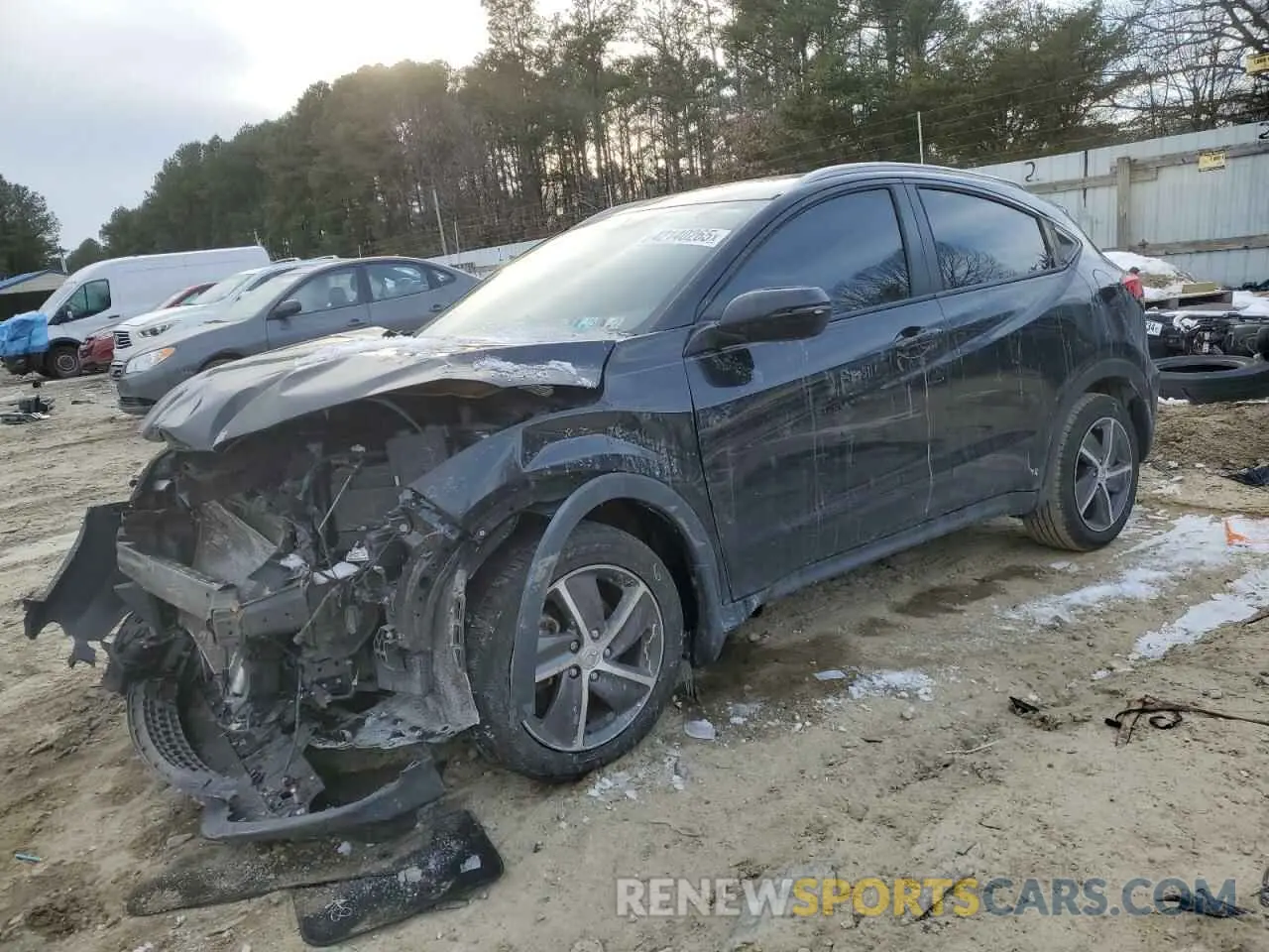 1 Photograph of a damaged car 3CZRU6H52MM726843 HONDA HR-V 2021