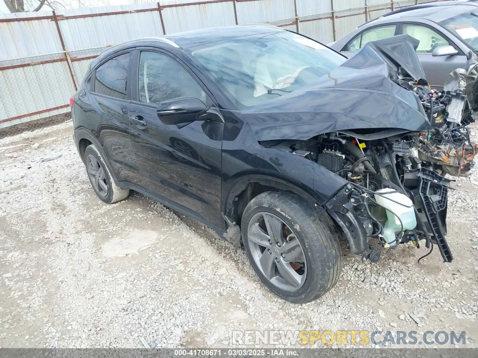 1 Photograph of a damaged car 3CZRU6H53MM754876 HONDA HR-V 2021