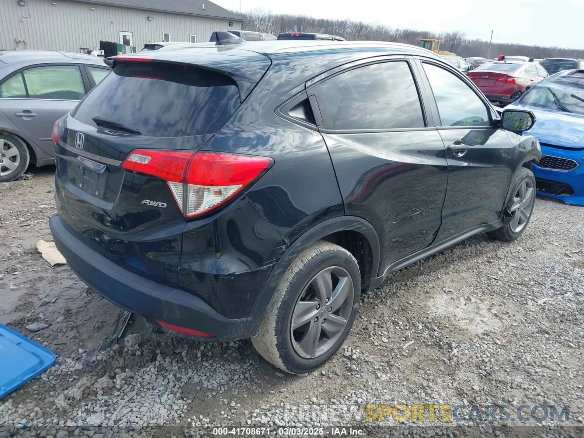 4 Photograph of a damaged car 3CZRU6H53MM754876 HONDA HR-V 2021