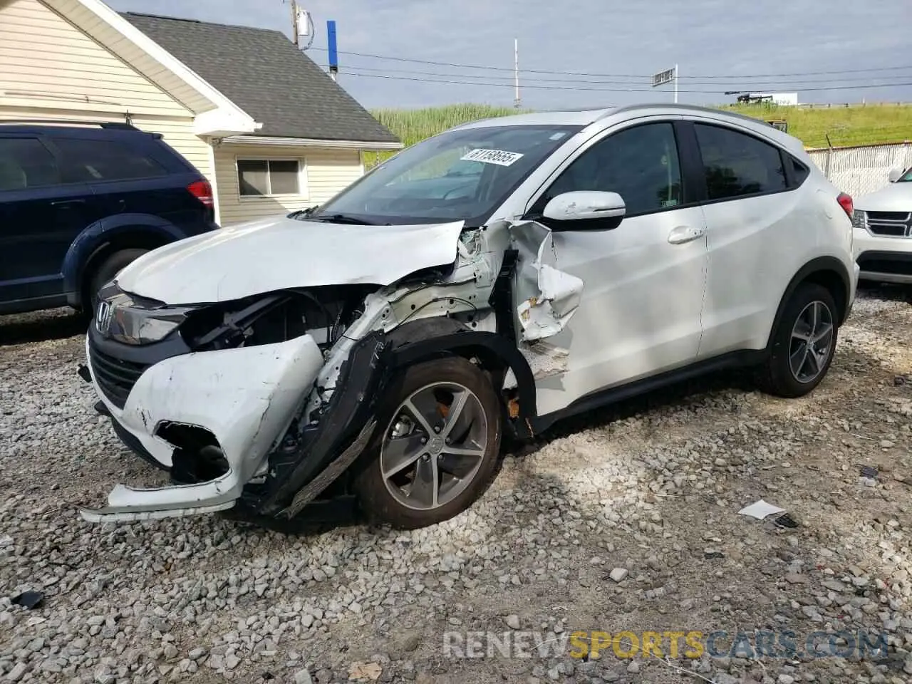 1 Photograph of a damaged car 3CZRU6H53MM754991 HONDA HR-V 2021