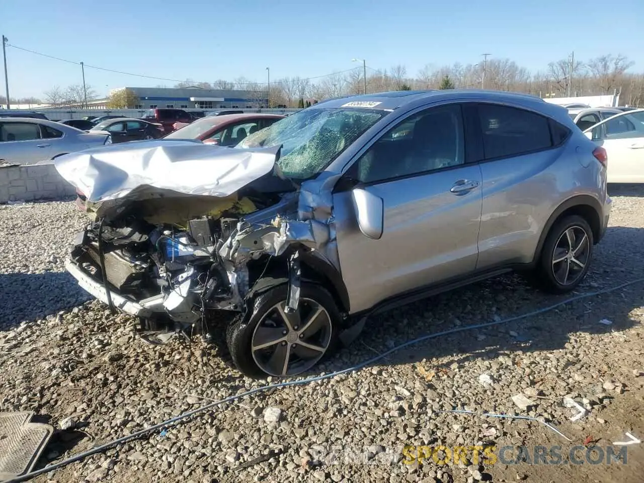 1 Photograph of a damaged car 3CZRU6H55MM703864 HONDA HR-V 2021