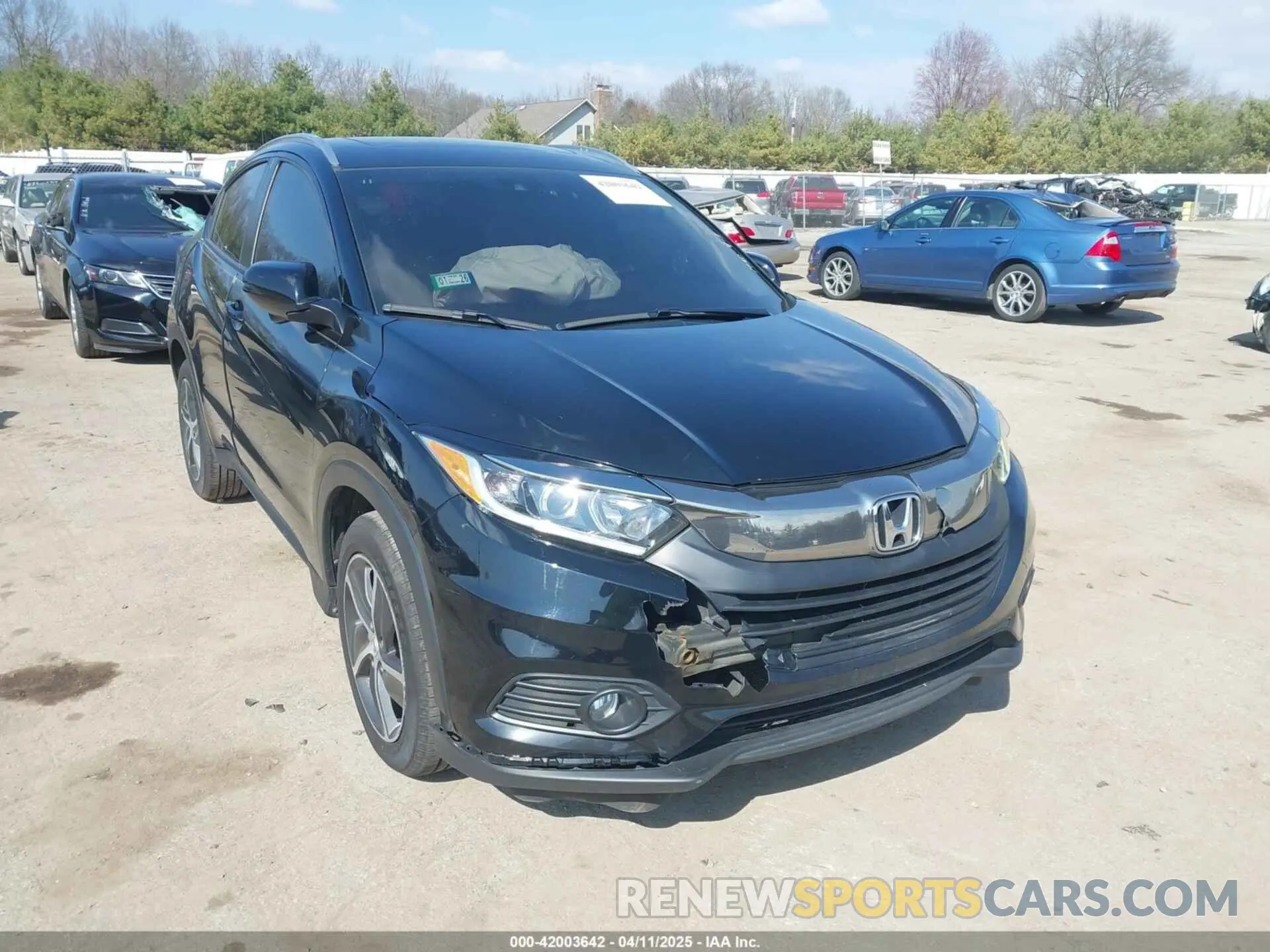 1 Photograph of a damaged car 3CZRU6H56MM704375 HONDA HR-V 2021