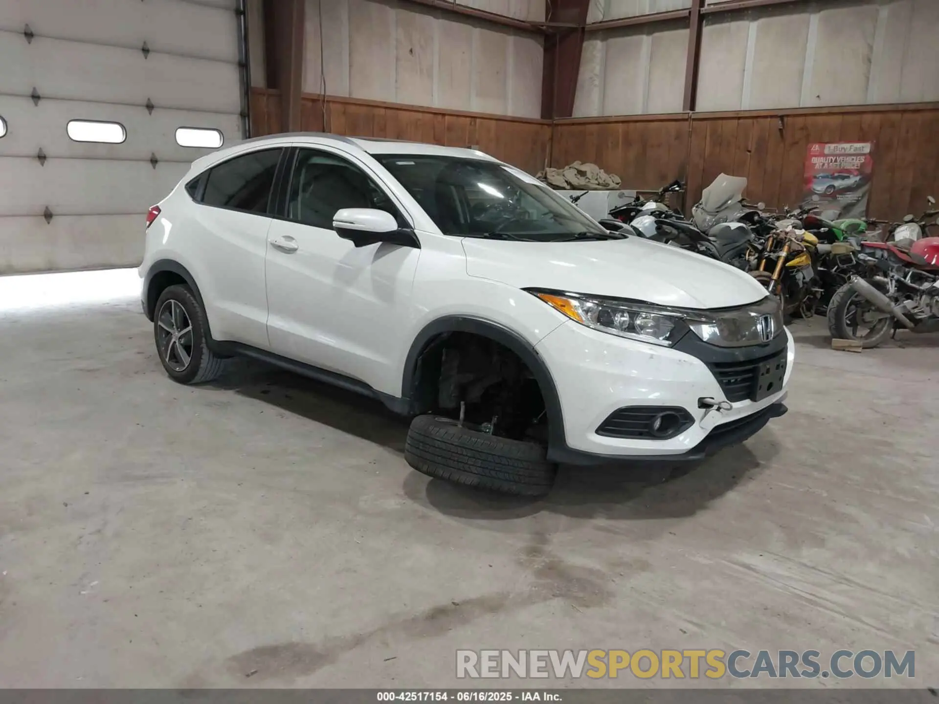 1 Photograph of a damaged car 3CZRU6H57MM712937 HONDA HR-V 2021