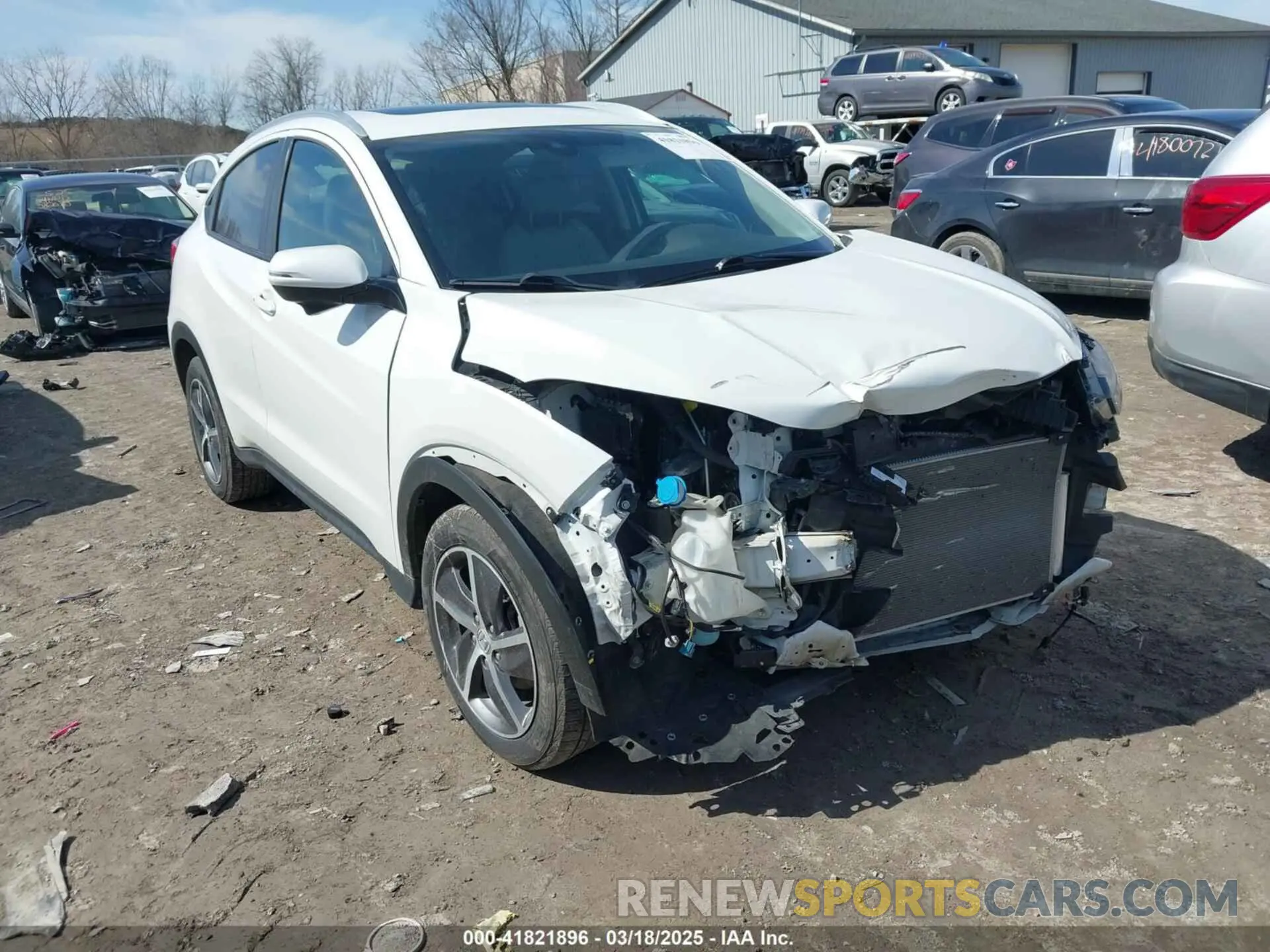 1 Photograph of a damaged car 3CZRU6H59MM727844 HONDA HR-V 2021