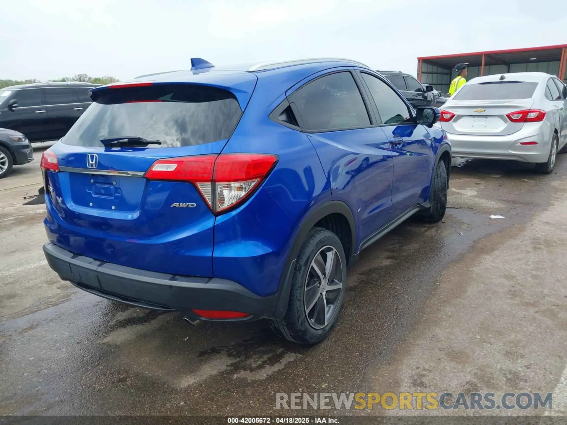 4 Photograph of a damaged car 3CZRU6H59MM735958 HONDA HR-V 2021