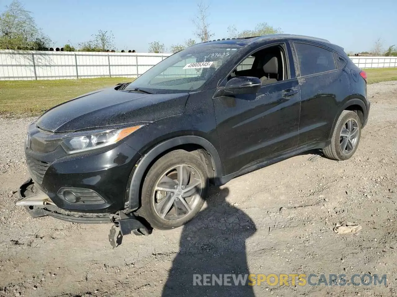 1 Photograph of a damaged car 3CZRU6H5XMM742949 HONDA HR-V 2021