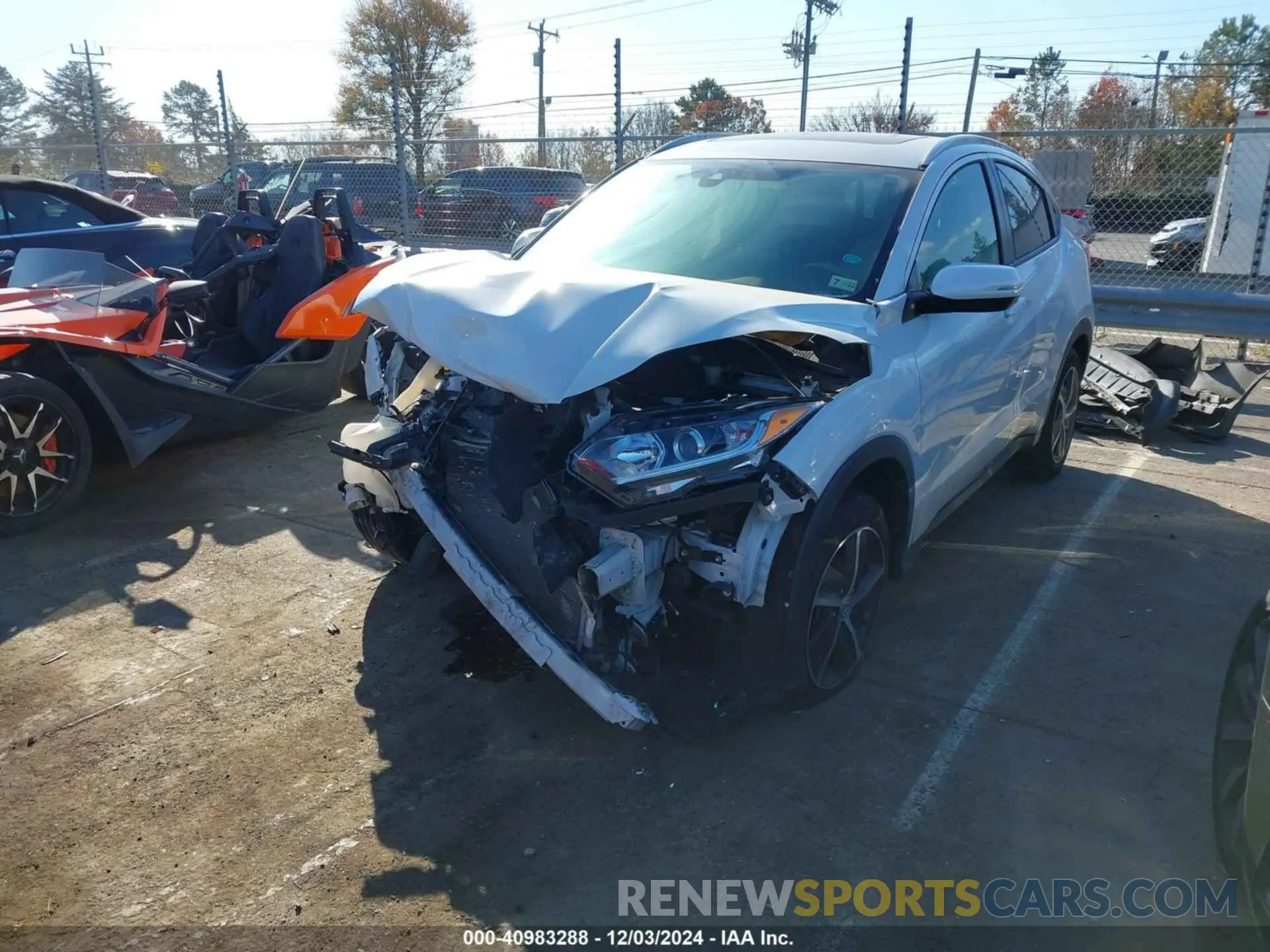 2 Photograph of a damaged car 3CZRU6H5XMM750887 HONDA HR-V 2021