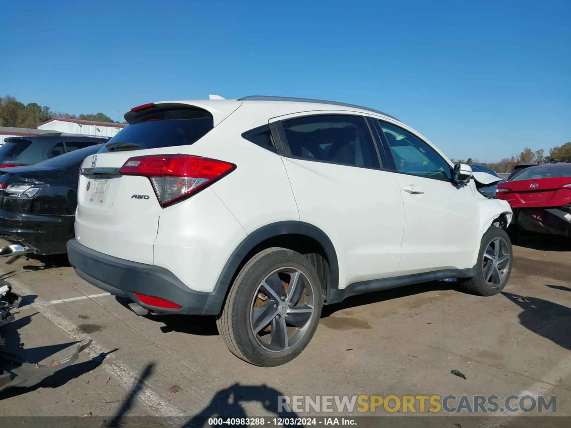 4 Photograph of a damaged car 3CZRU6H5XMM750887 HONDA HR-V 2021