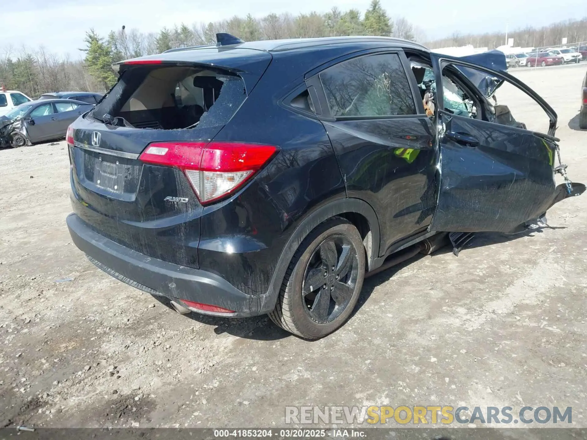 4 Photograph of a damaged car 3CZRU6H71MM701322 HONDA HR-V 2021