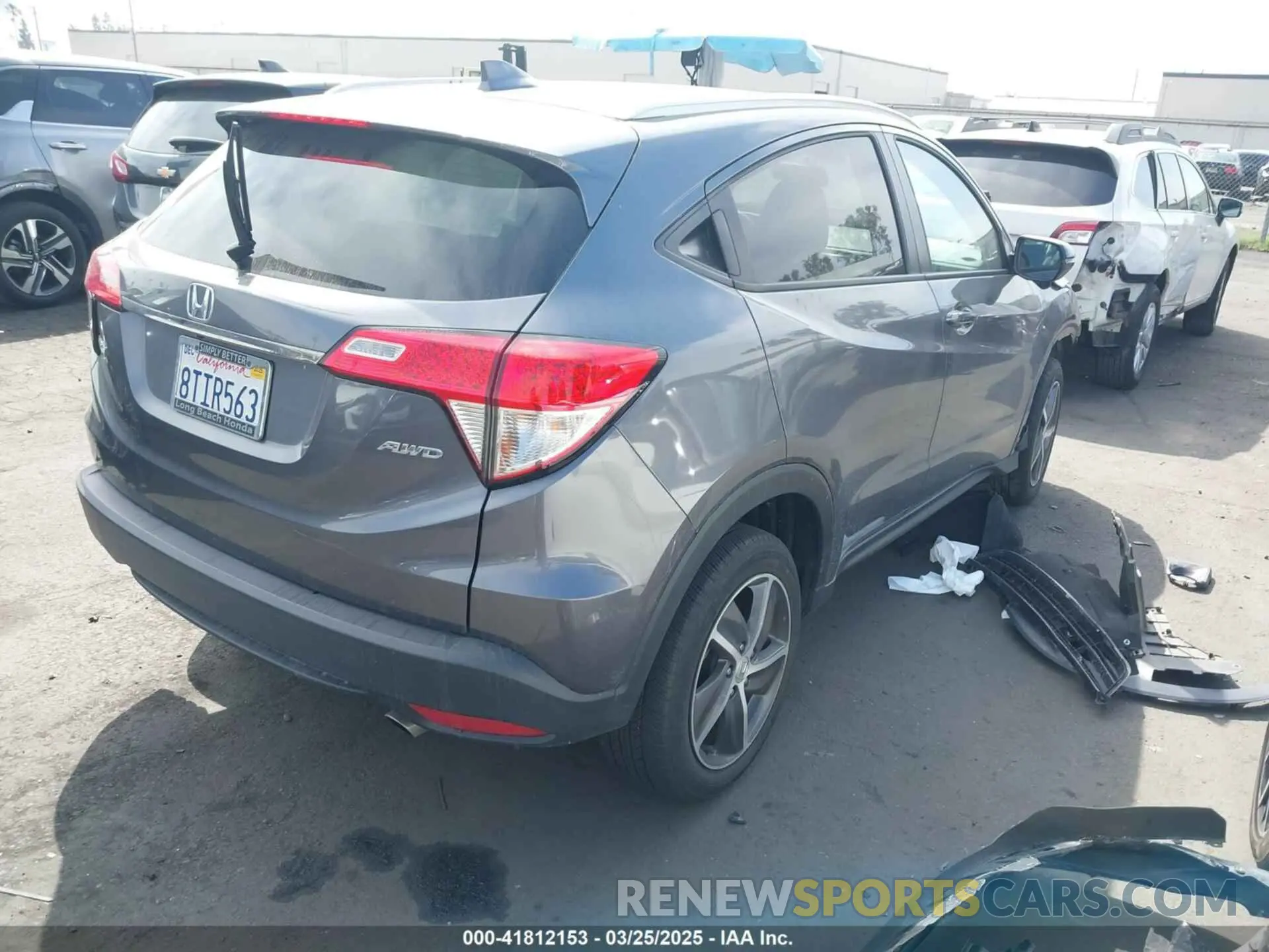 4 Photograph of a damaged car 3CZRU6H74MM713769 HONDA HR-V 2021