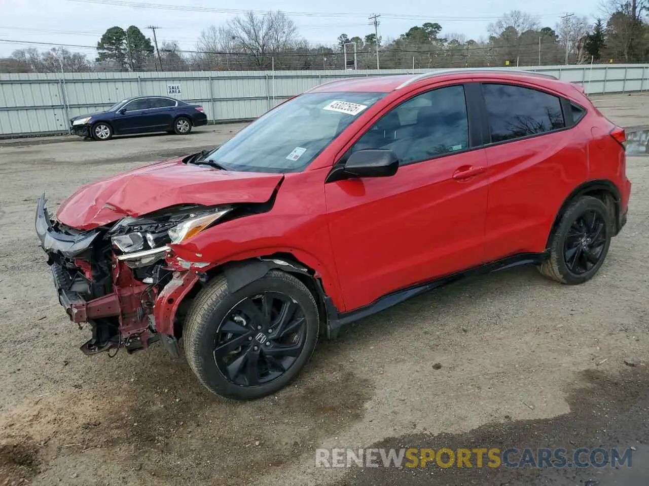 1 Photograph of a damaged car 3CZRU5H10NM719432 HONDA HR-V 2022