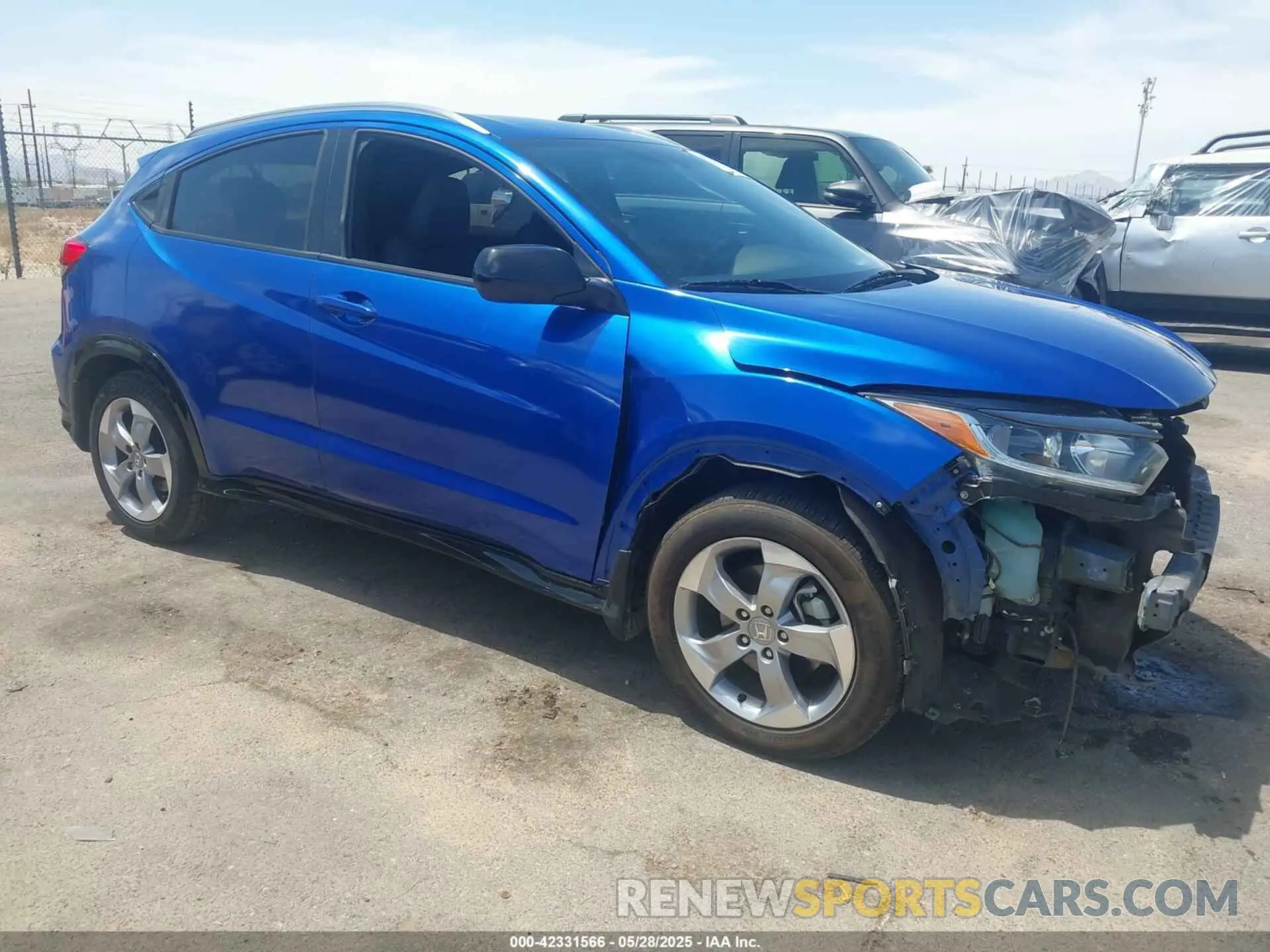 1 Photograph of a damaged car 3CZRU5H11NM702557 HONDA HR-V 2022