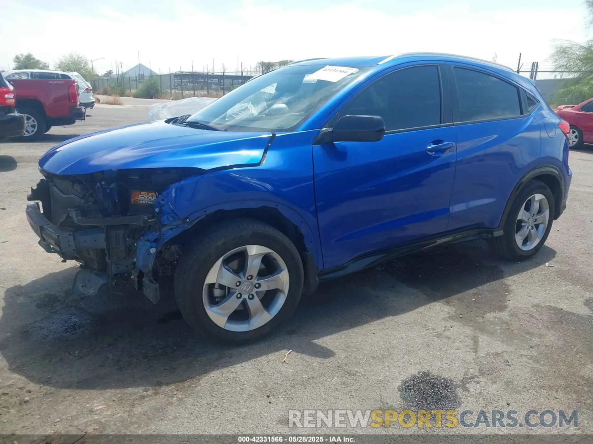 2 Photograph of a damaged car 3CZRU5H11NM702557 HONDA HR-V 2022