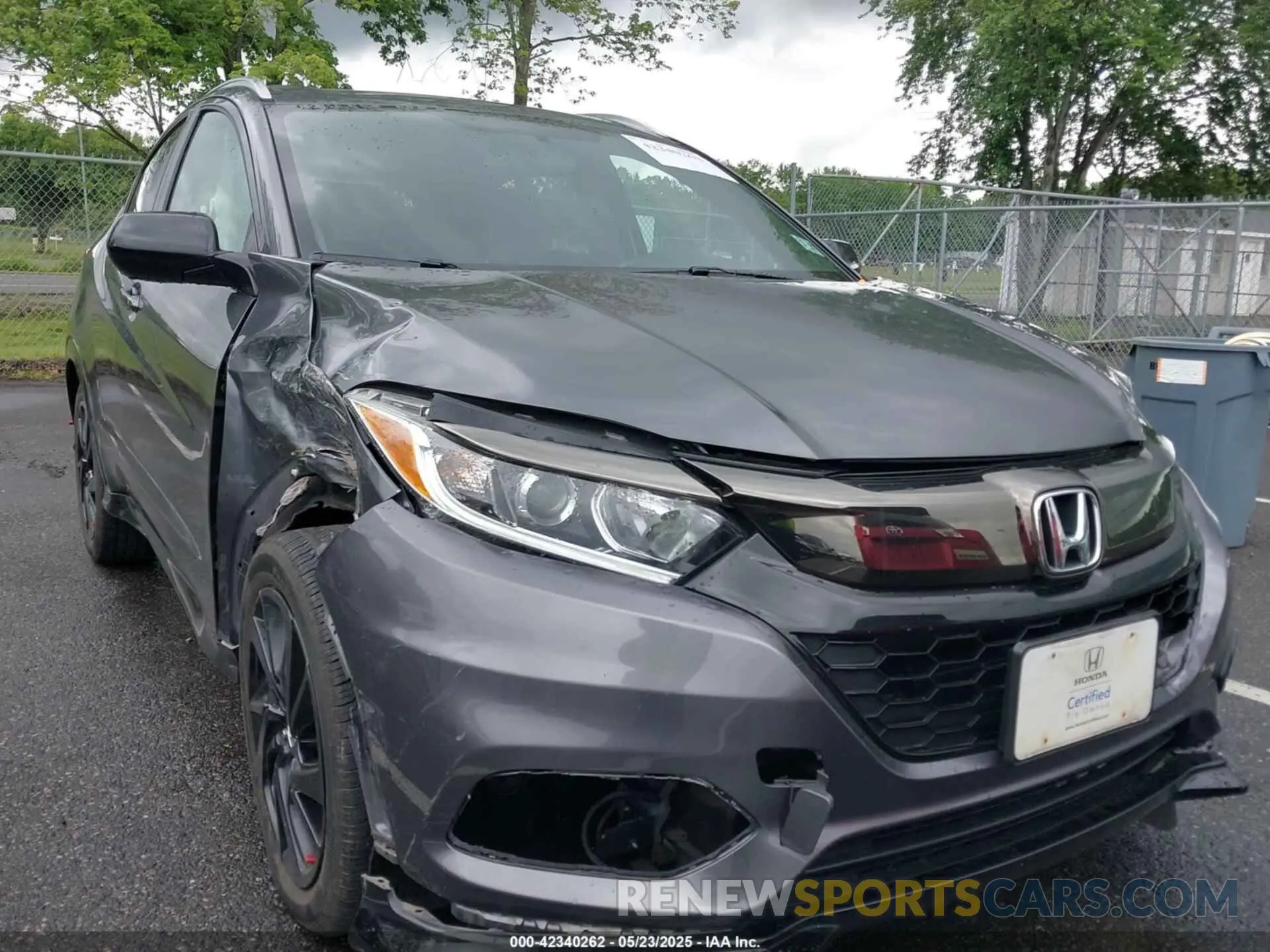 1 Photograph of a damaged car 3CZRU5H12NM729184 HONDA HR-V 2022