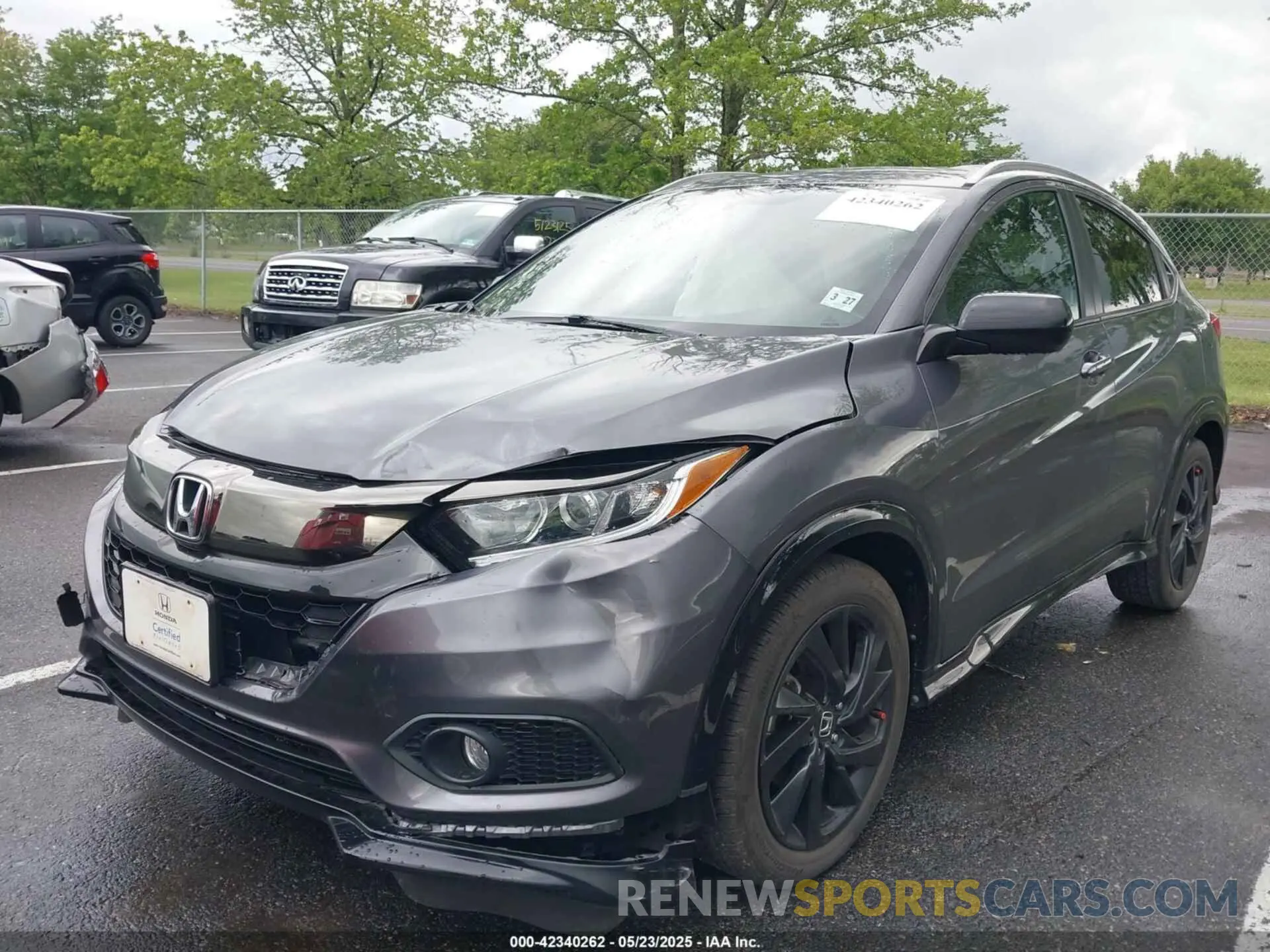 2 Photograph of a damaged car 3CZRU5H12NM729184 HONDA HR-V 2022
