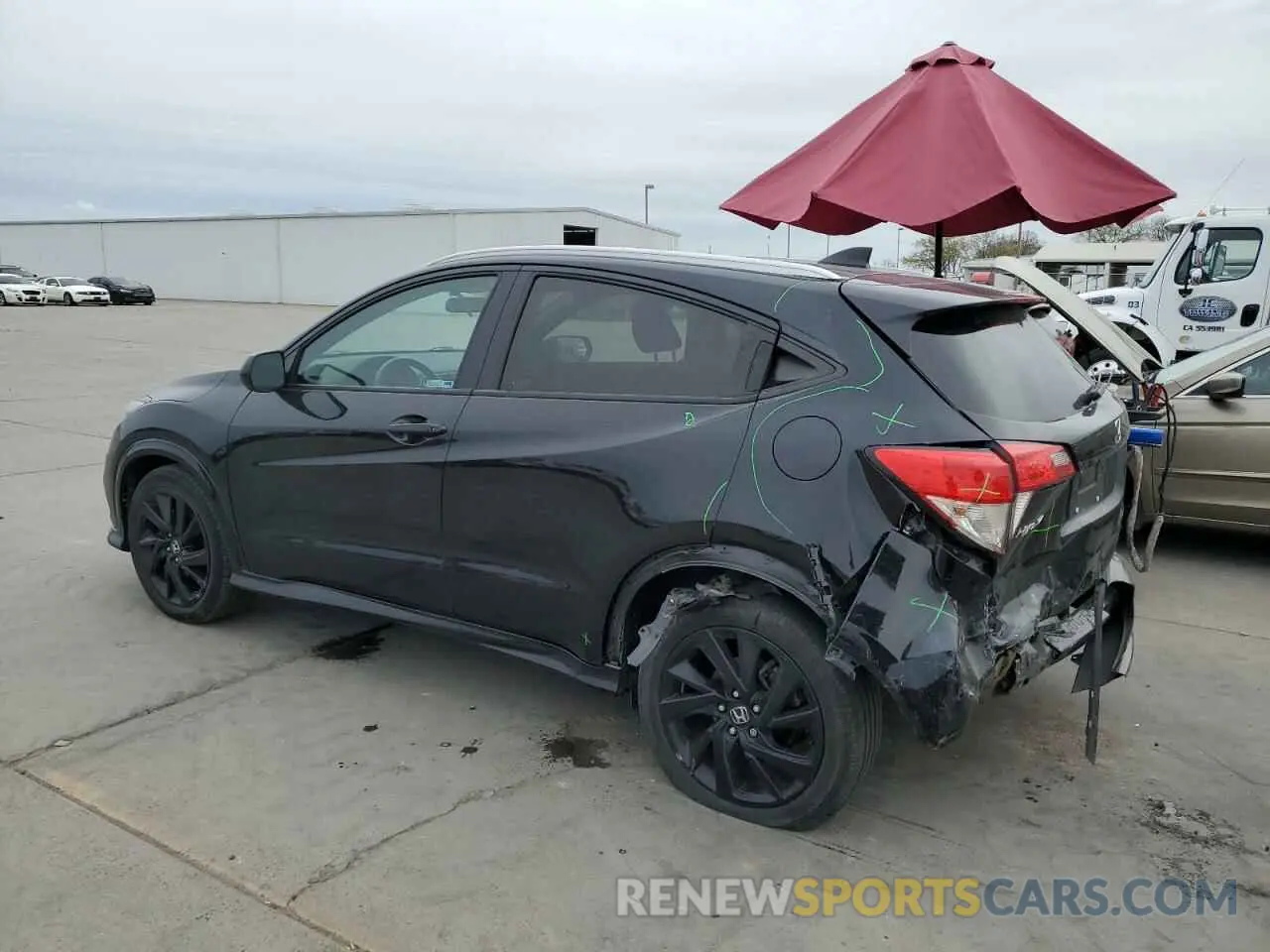 2 Photograph of a damaged car 3CZRU5H14NM711642 HONDA HR-V 2022