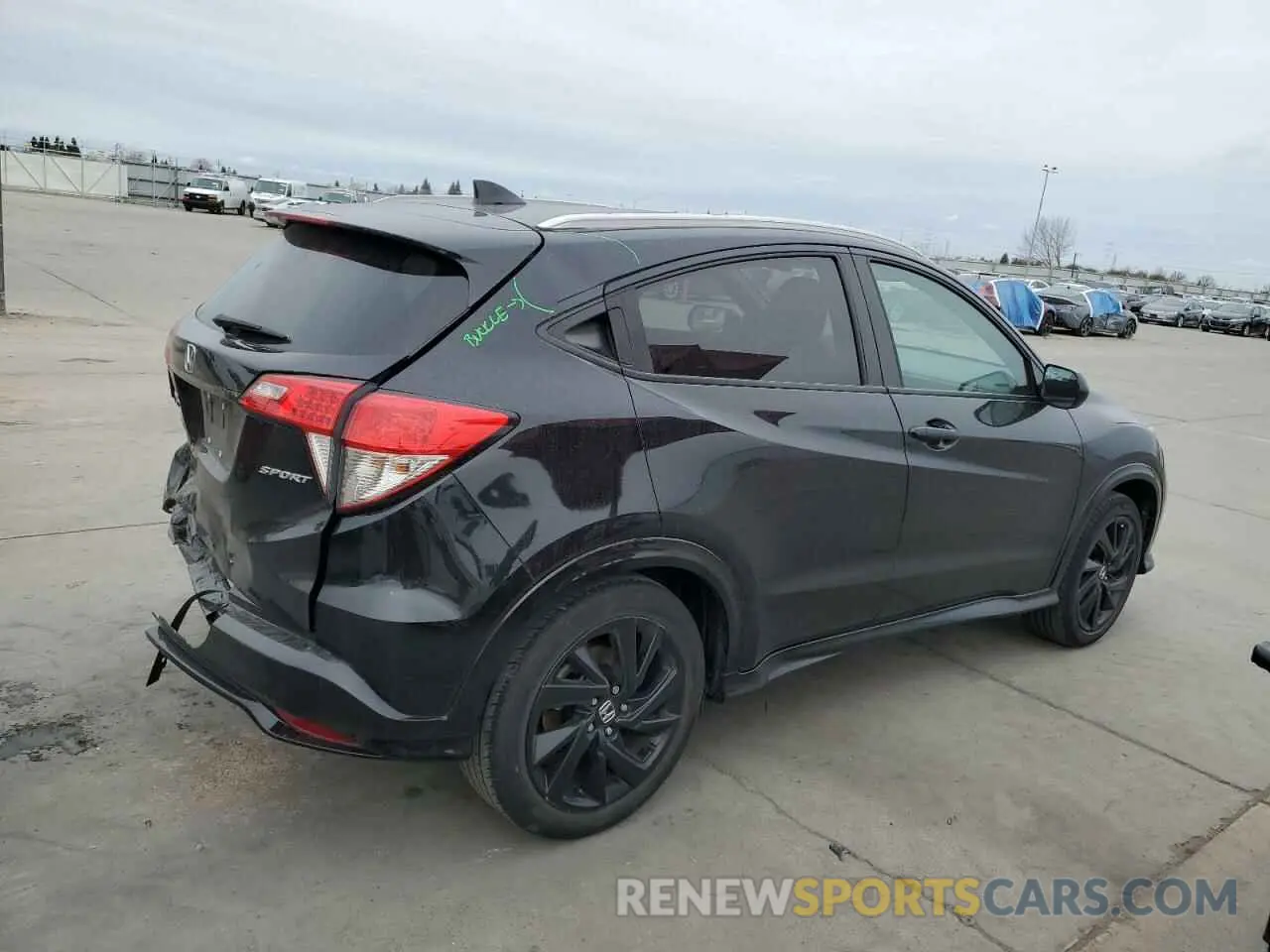 3 Photograph of a damaged car 3CZRU5H14NM711642 HONDA HR-V 2022