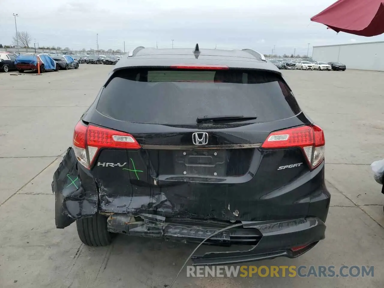 6 Photograph of a damaged car 3CZRU5H14NM711642 HONDA HR-V 2022