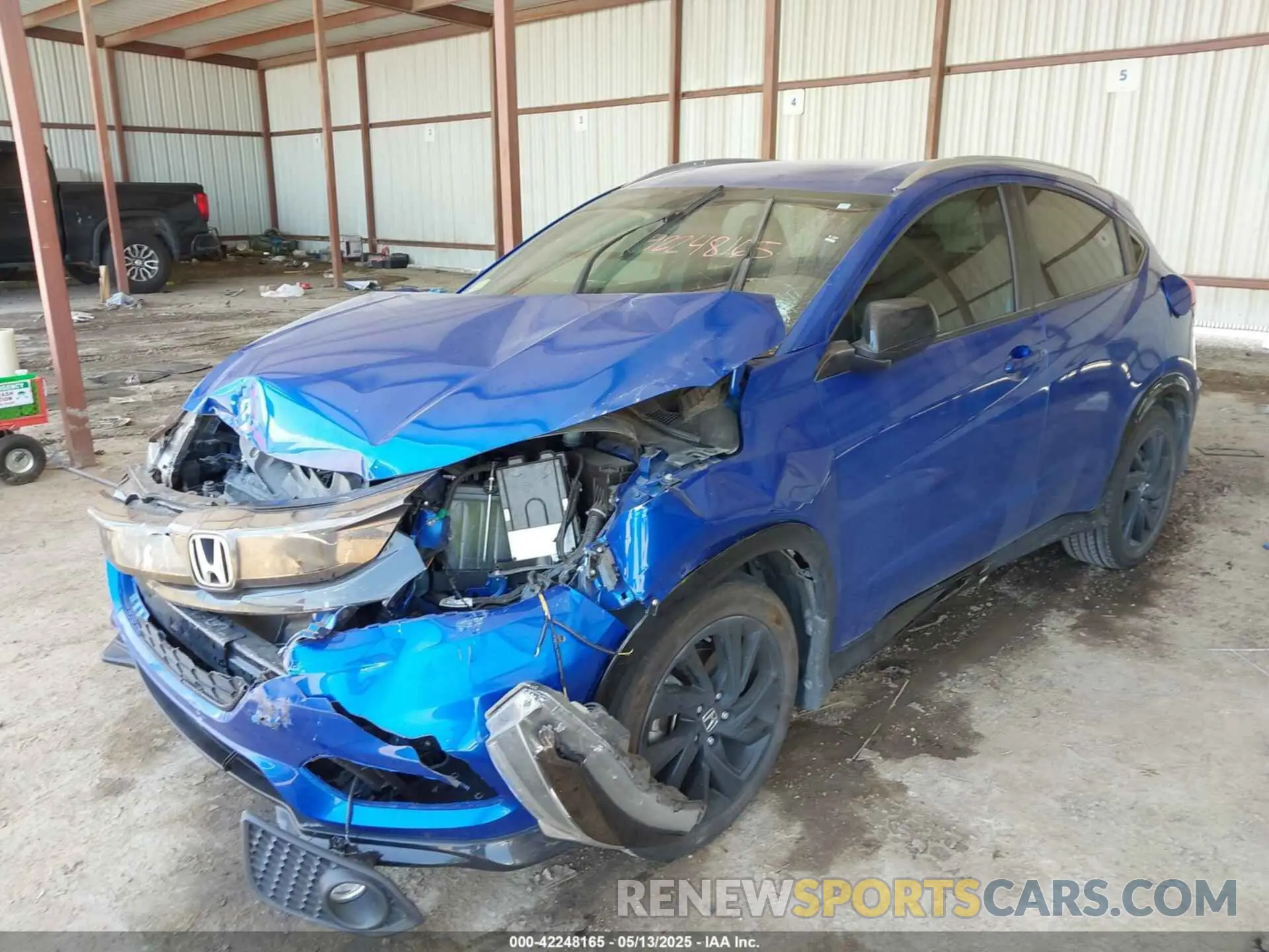 2 Photograph of a damaged car 3CZRU5H15NM724111 HONDA HR-V 2022