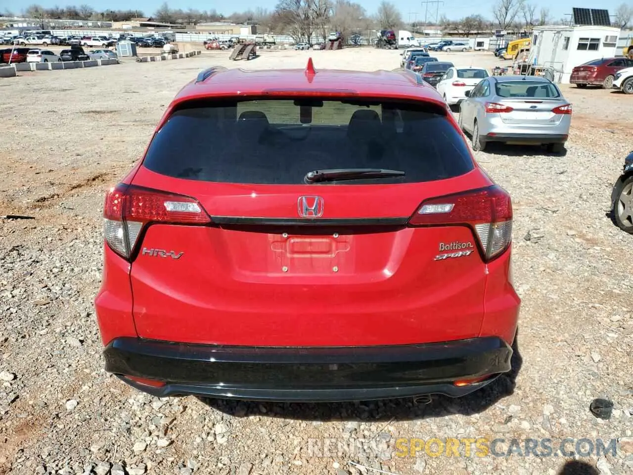 6 Photograph of a damaged car 3CZRU5H16NM728863 HONDA HR-V 2022