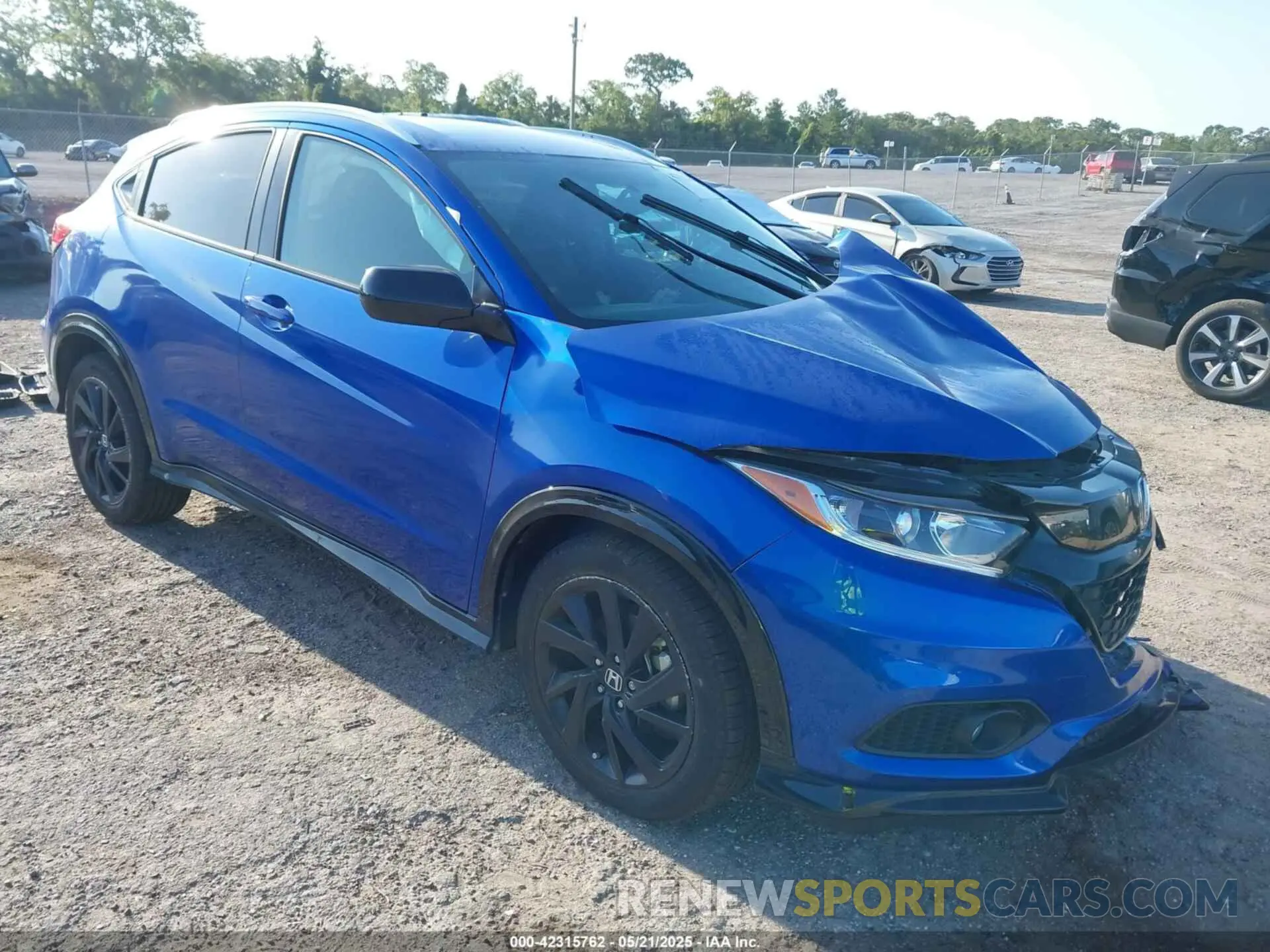 1 Photograph of a damaged car 3CZRU5H18NM731330 HONDA HR-V 2022