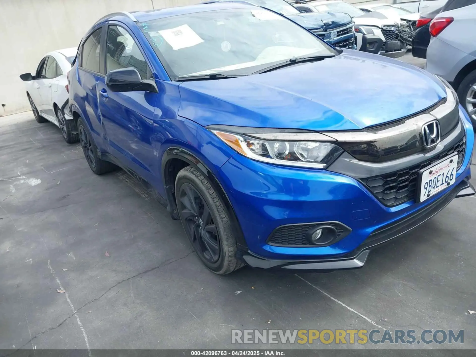 1 Photograph of a damaged car 3CZRU5H18NM745311 HONDA HR-V 2022