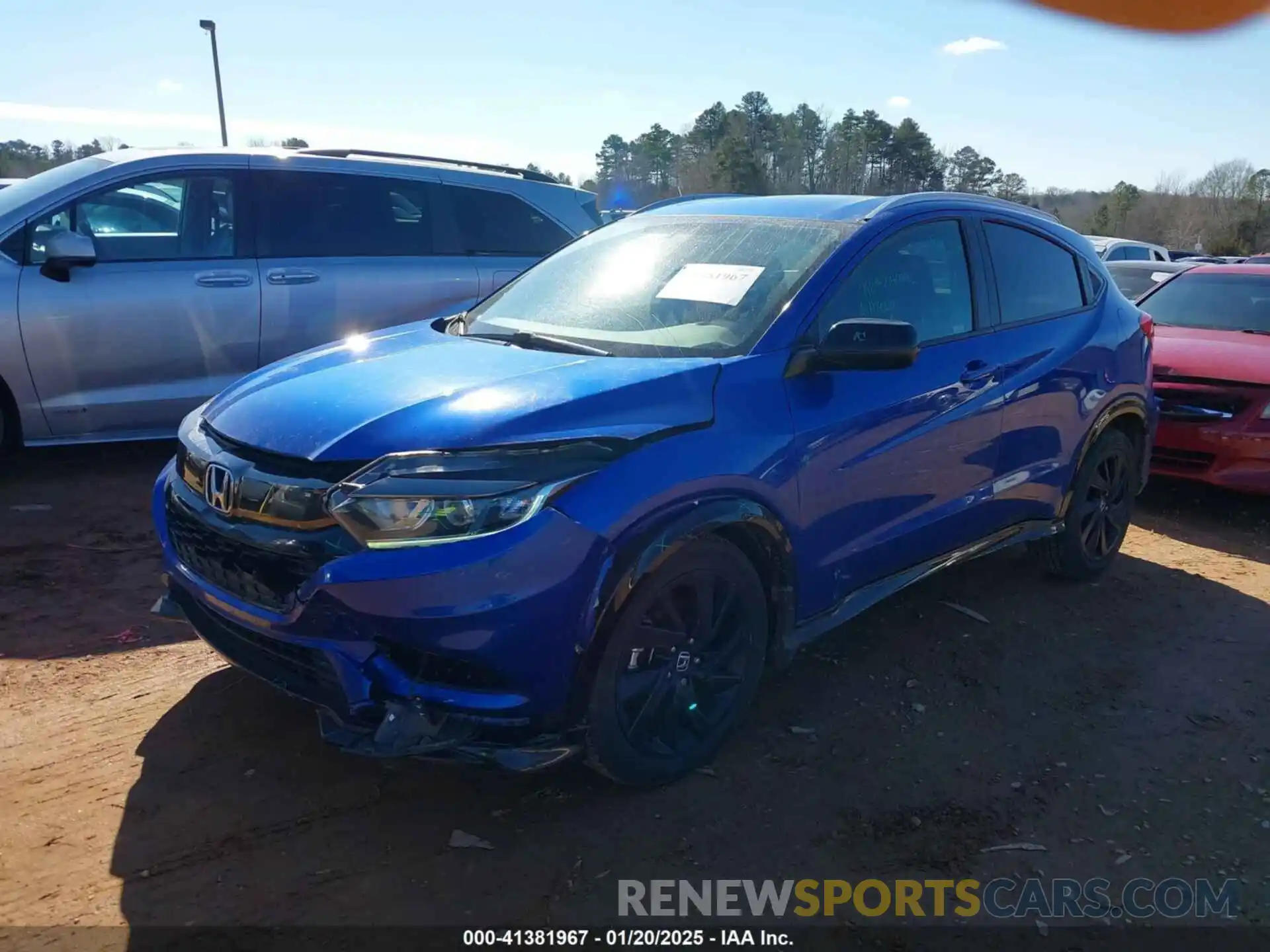 2 Photograph of a damaged car 3CZRU5H1XNM731314 HONDA HR-V 2022