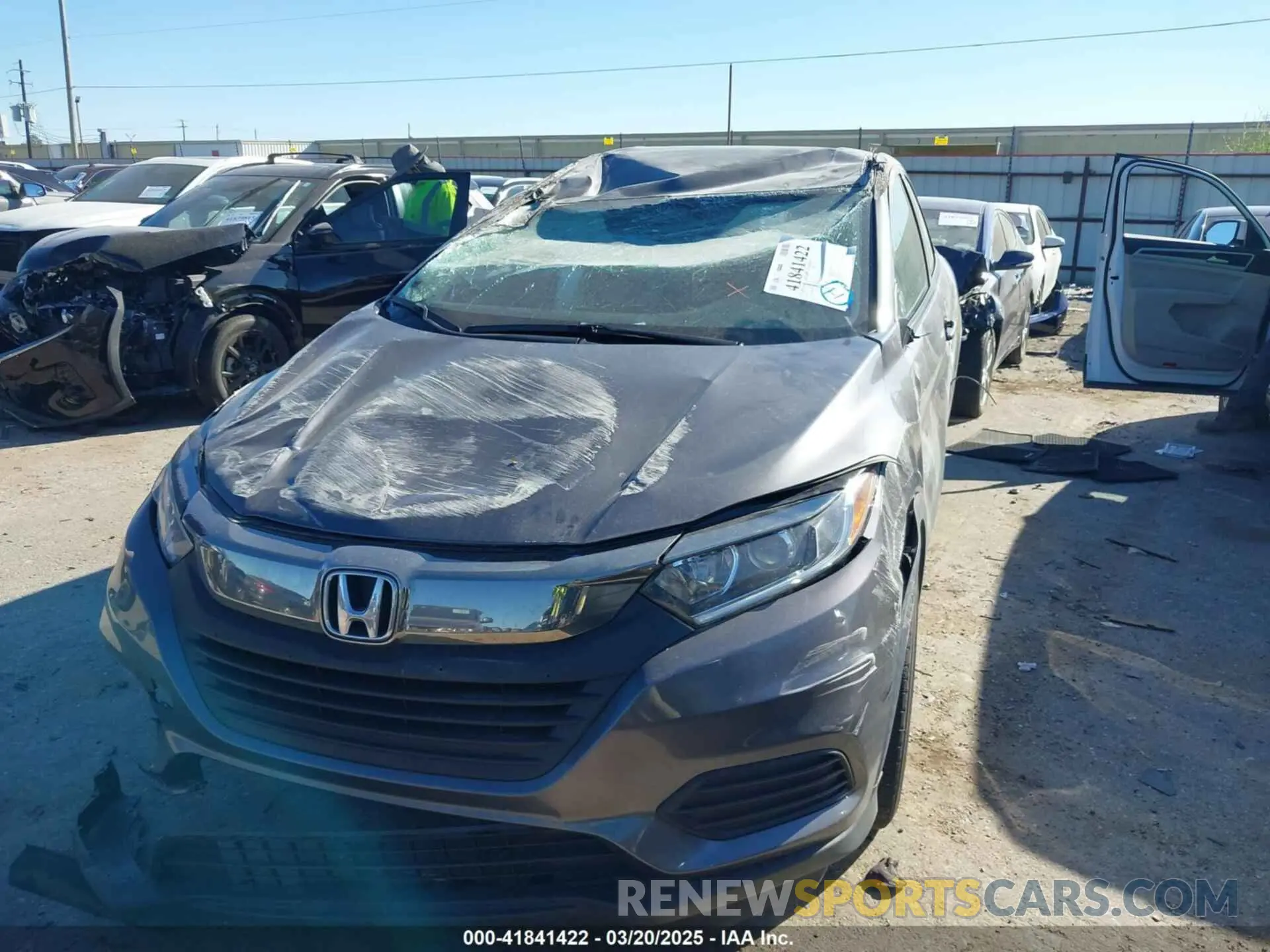 2 Photograph of a damaged car 3CZRU5H30NM712756 HONDA HR-V 2022