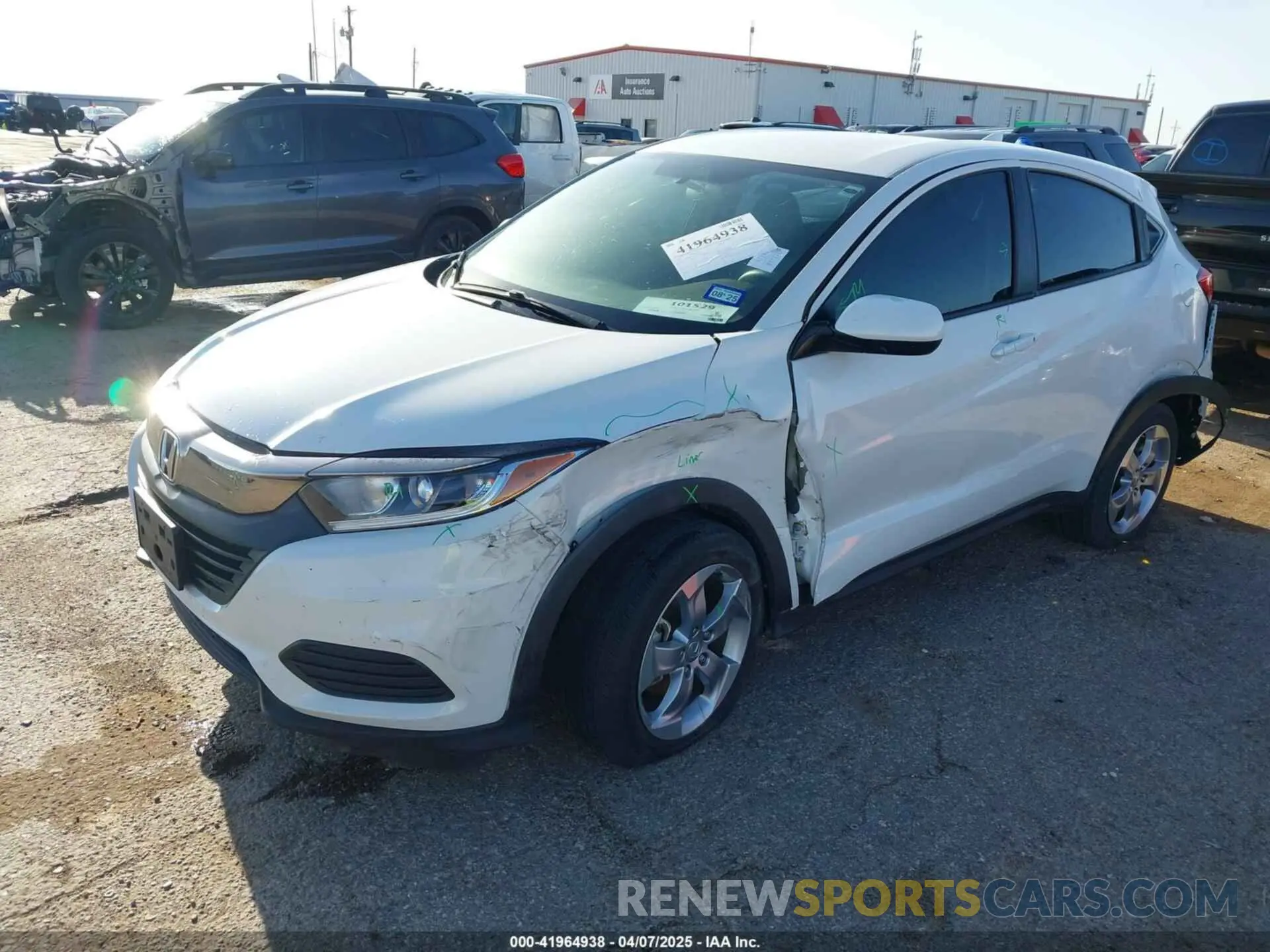 2 Photograph of a damaged car 3CZRU5H34NM708919 HONDA HR-V 2022